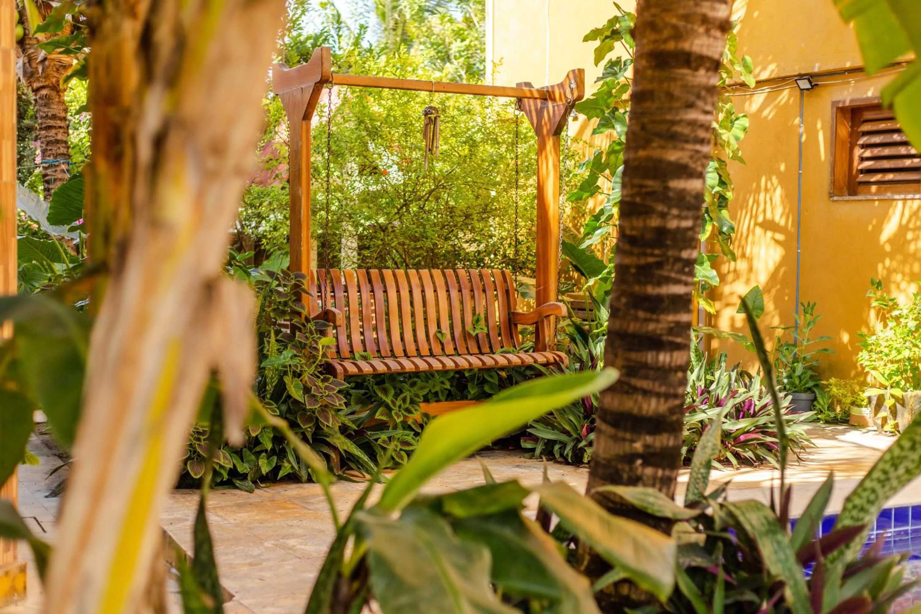Garden in Pousada Dharma