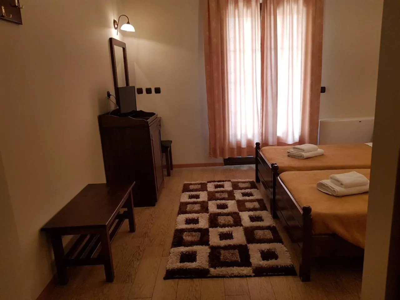 Bed in Agnanti Hotel