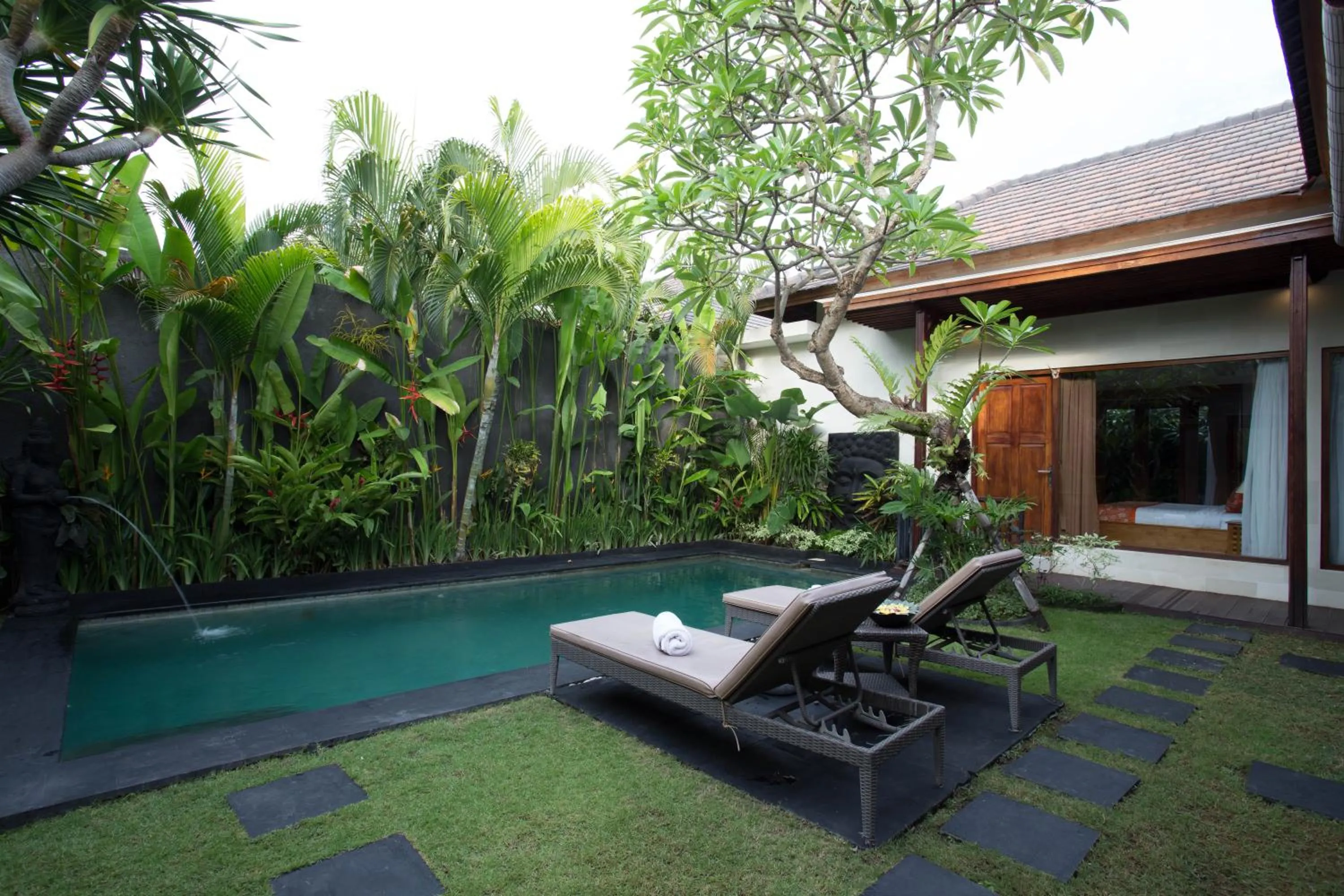 Garden in Sandi Agung Villa