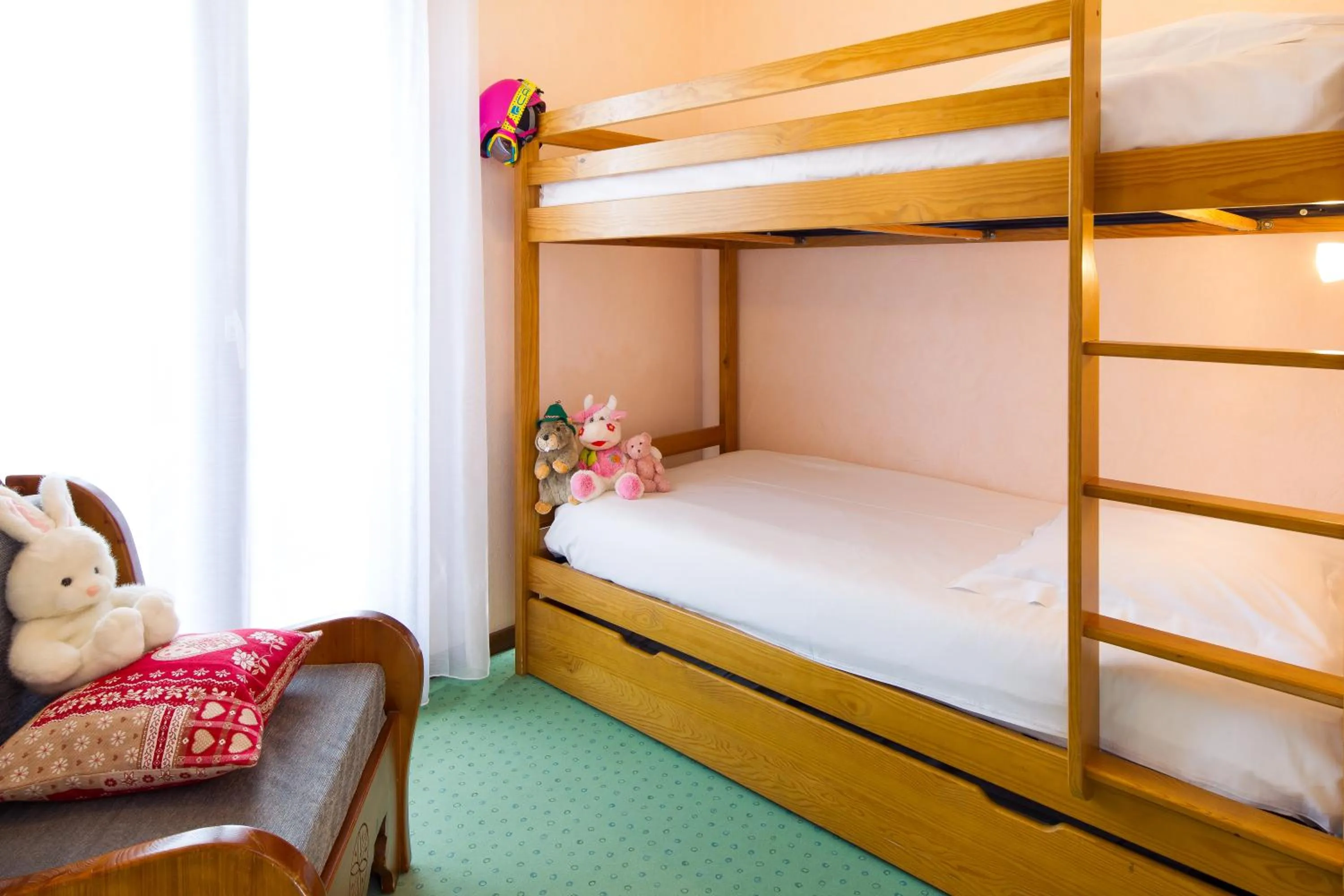 Bed in Hôtel Les Soldanelles