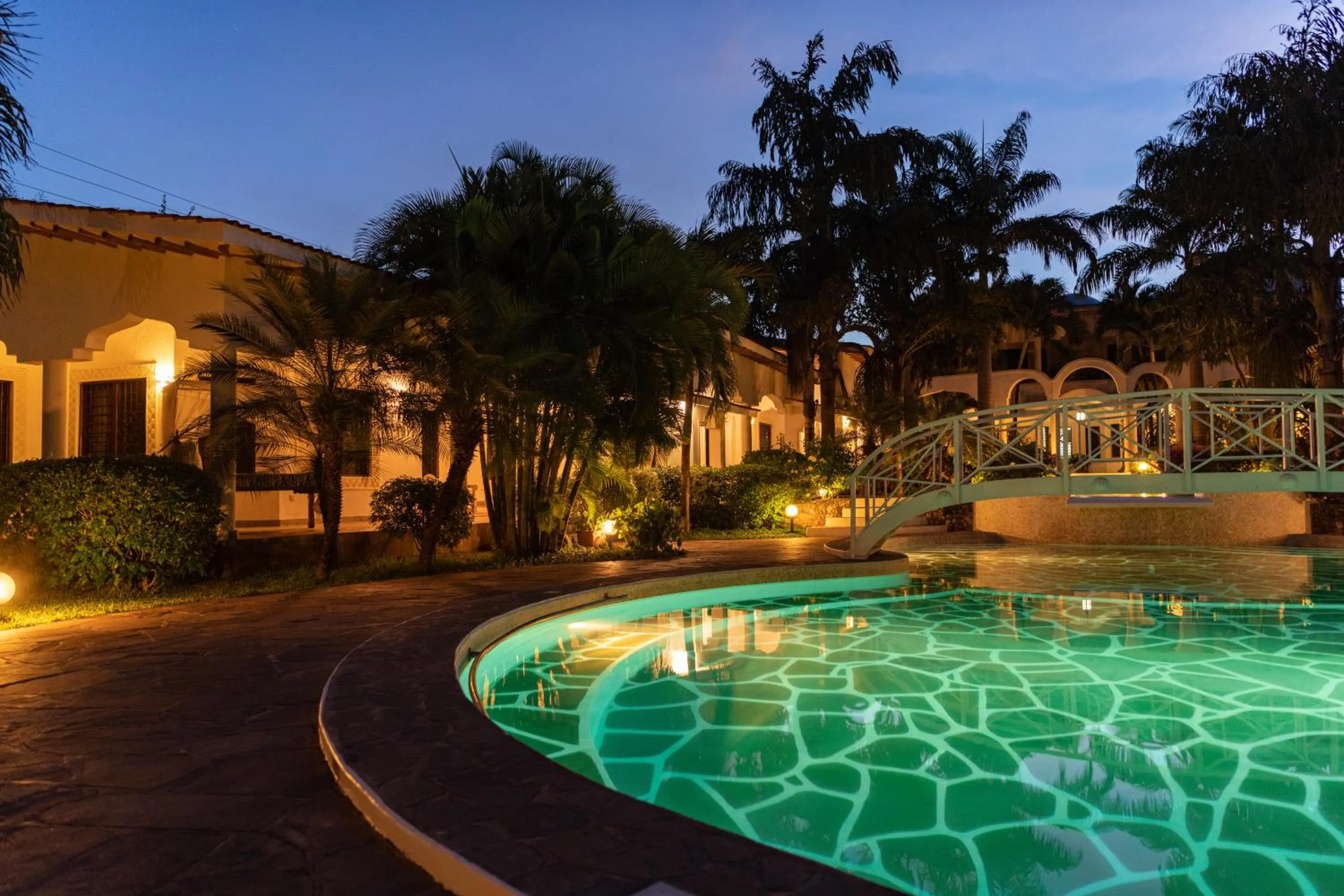 Swimming pool in Hotel Villa Malindi