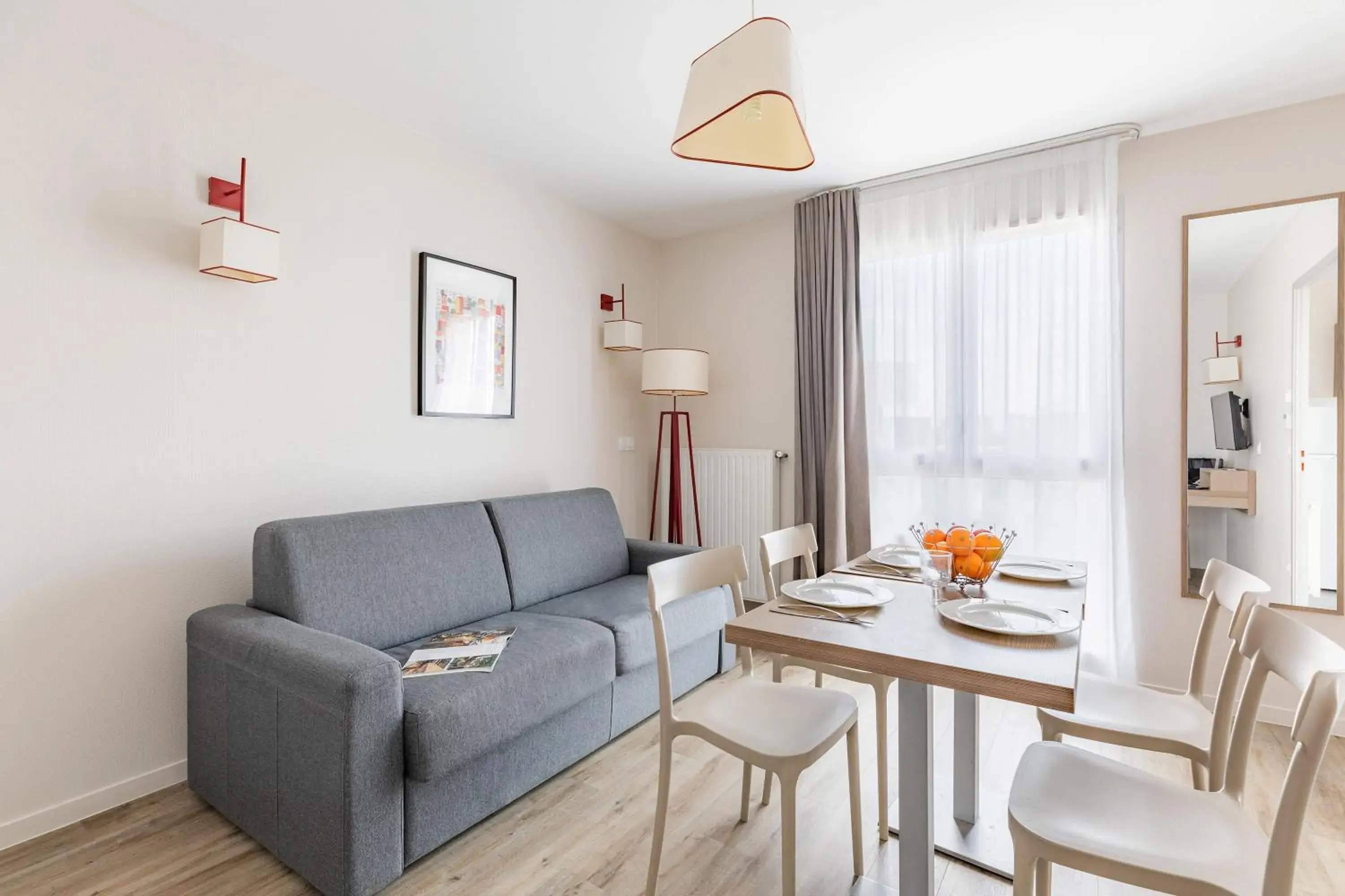 Living room in Appart'City Confort Orléans Living room in Appart'City Confort Orléans