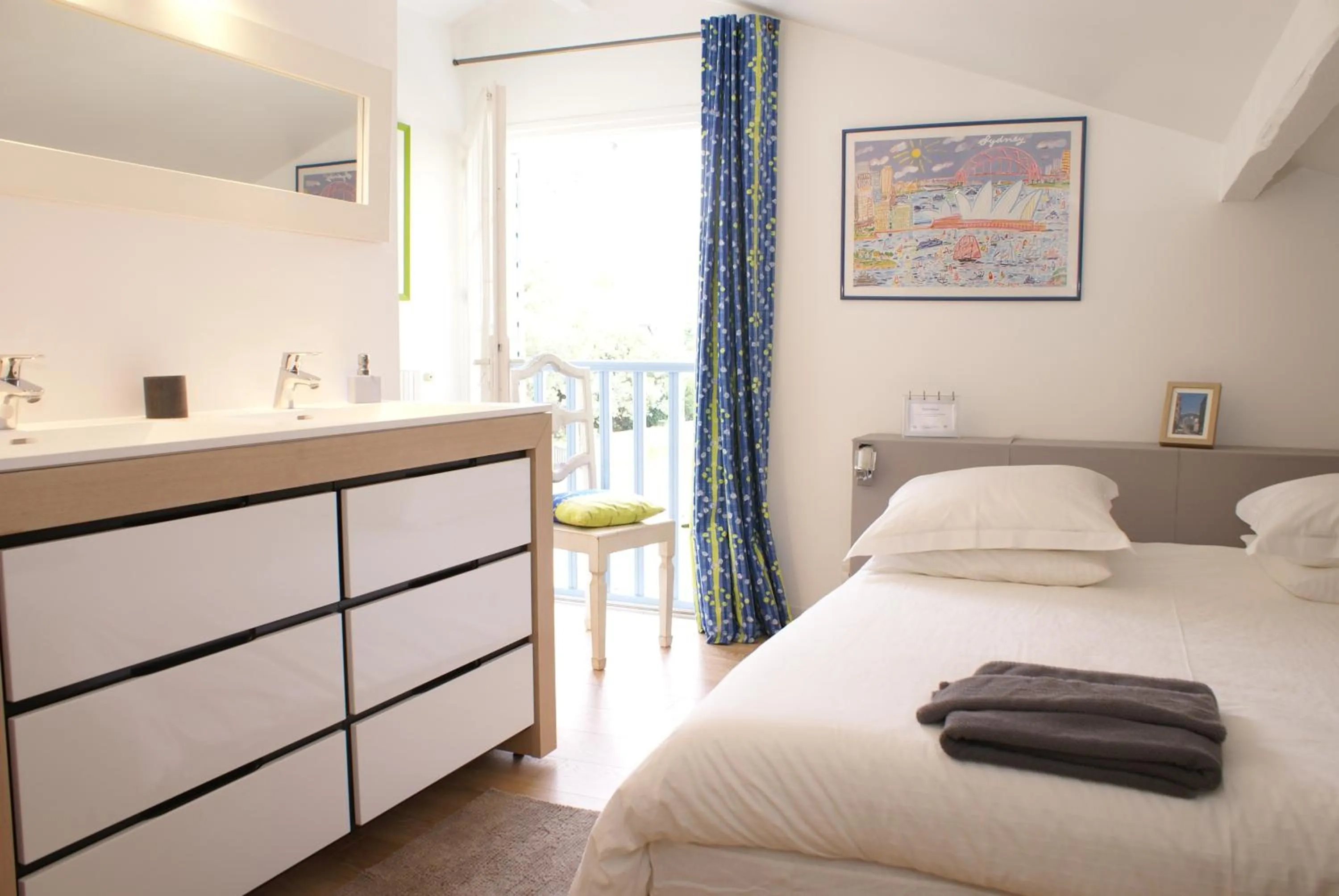 Bedroom, Bed in Chambre d'Hôtes Etchebri