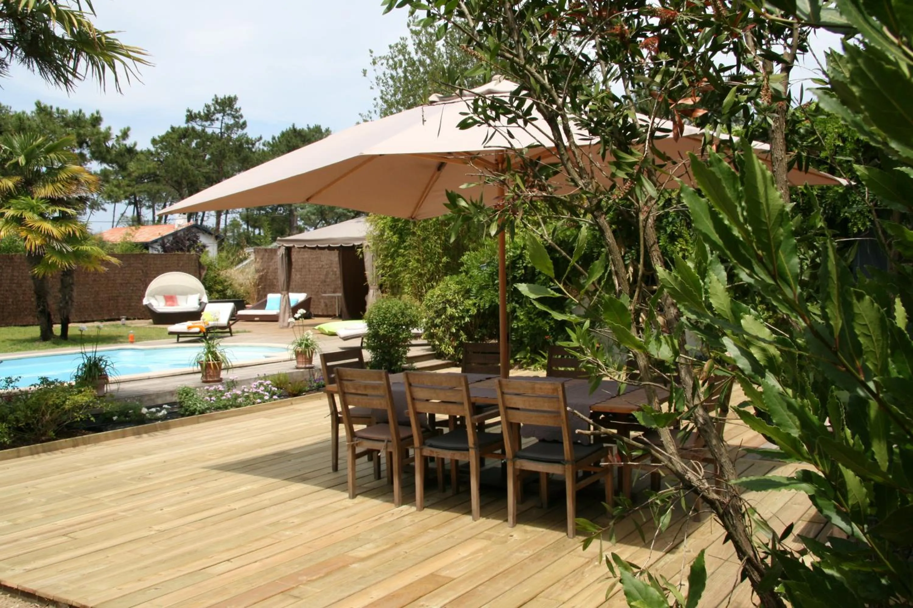 Garden in Chambre d'Hôtes Etchebri