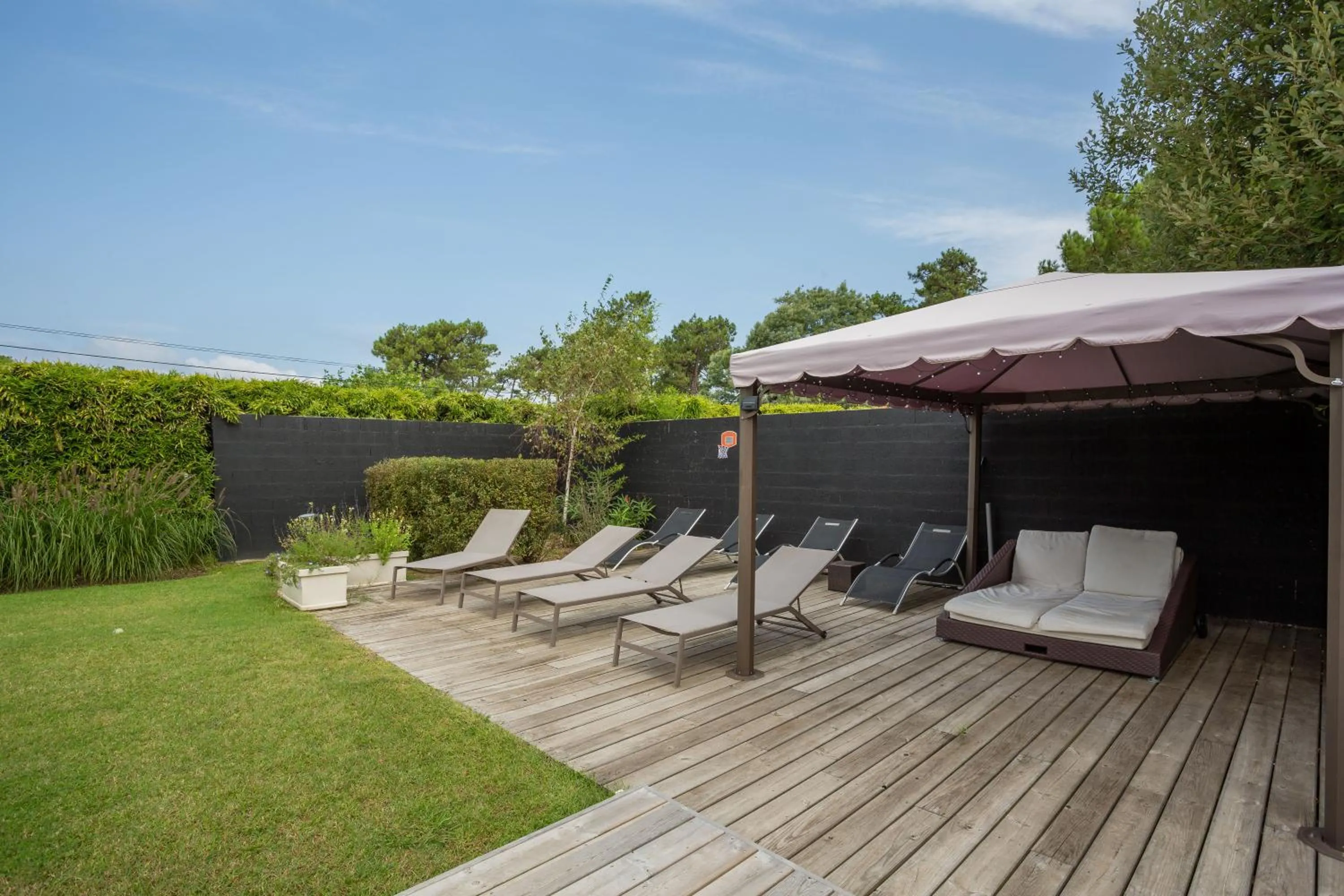 Garden in Chambre d'Hôtes Etchebri