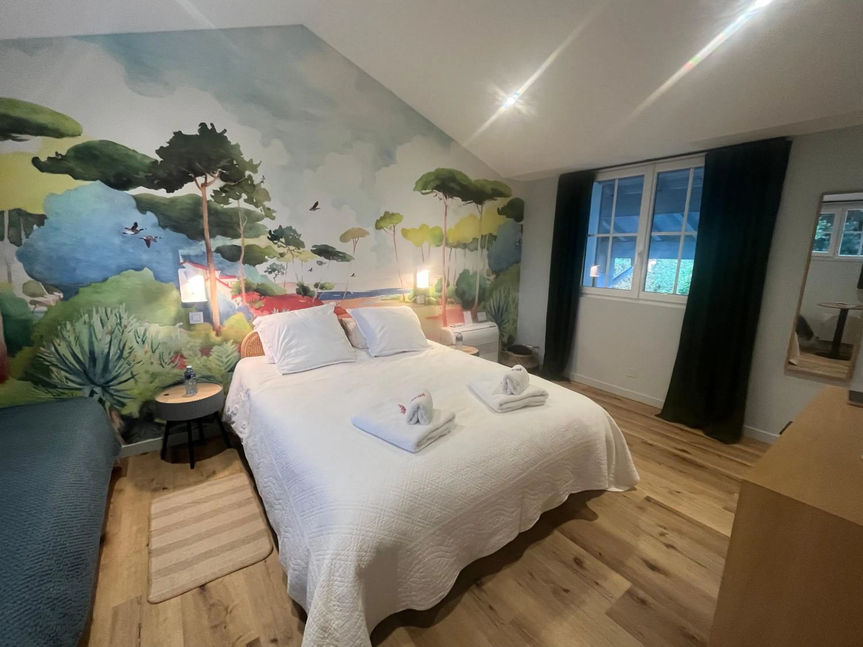 Bed in Chambre d'Hôtes Etchebri