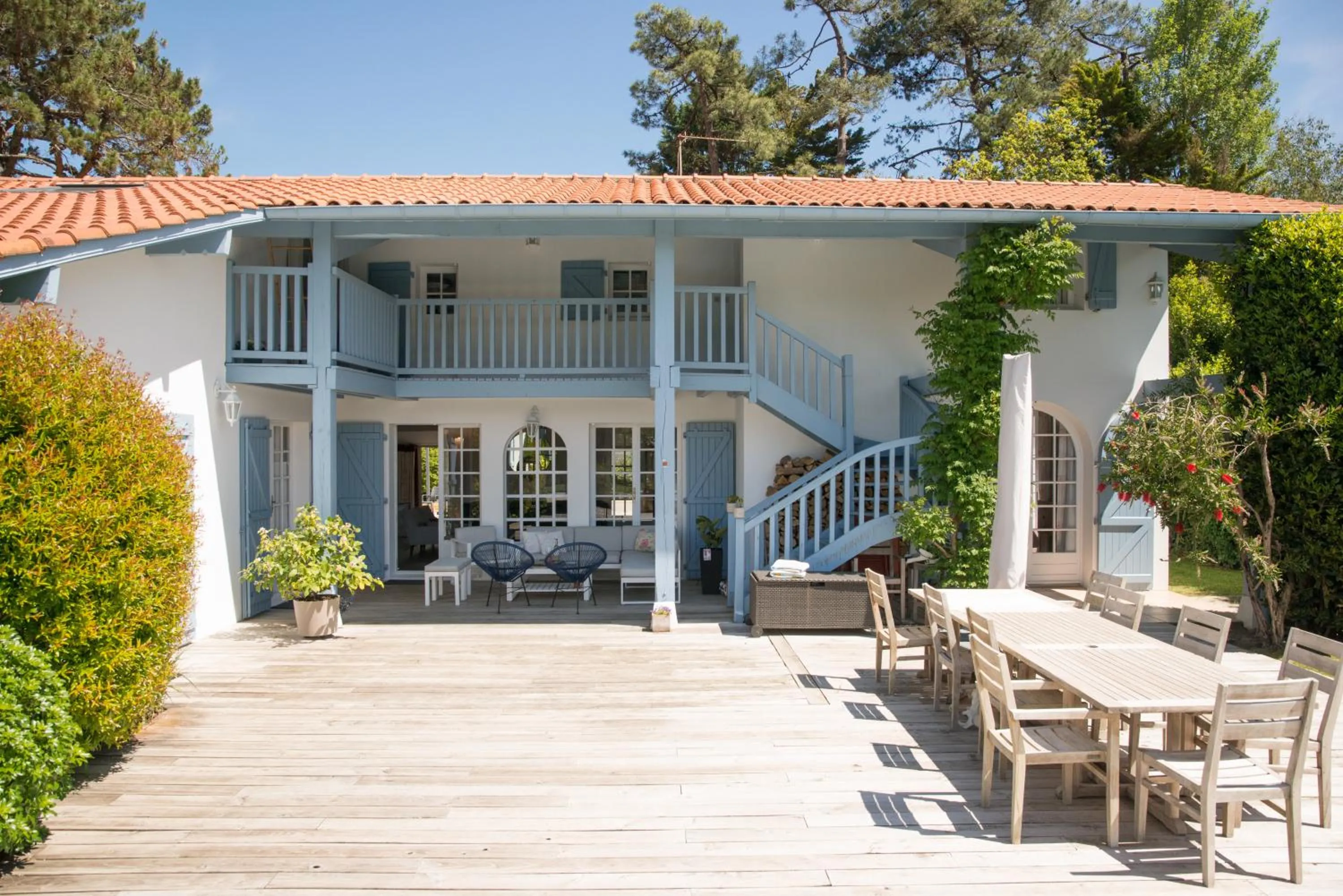 Patio in Chambre d'Hôtes Etchebri
