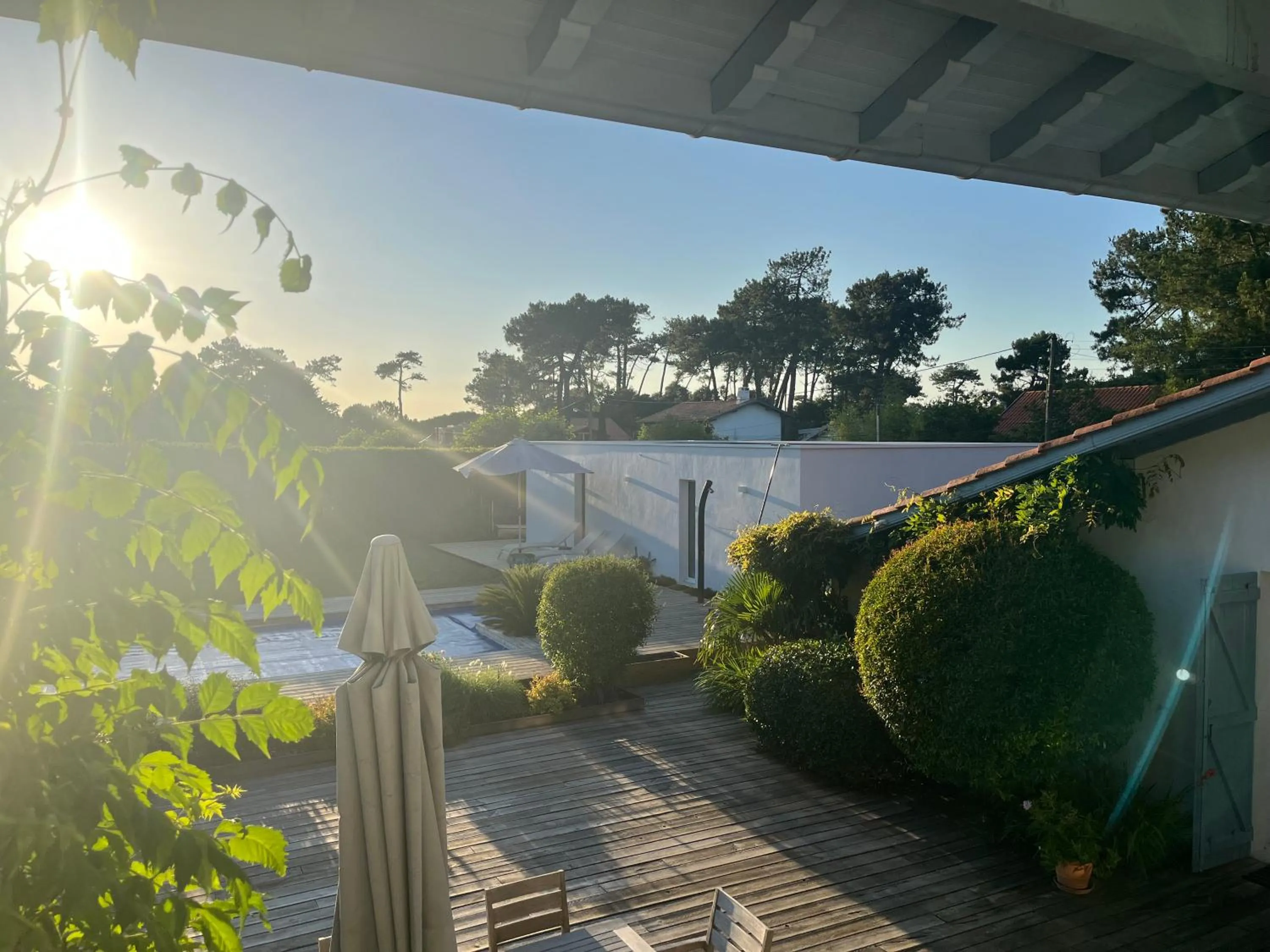 Garden in Chambre d'Hôtes Etchebri