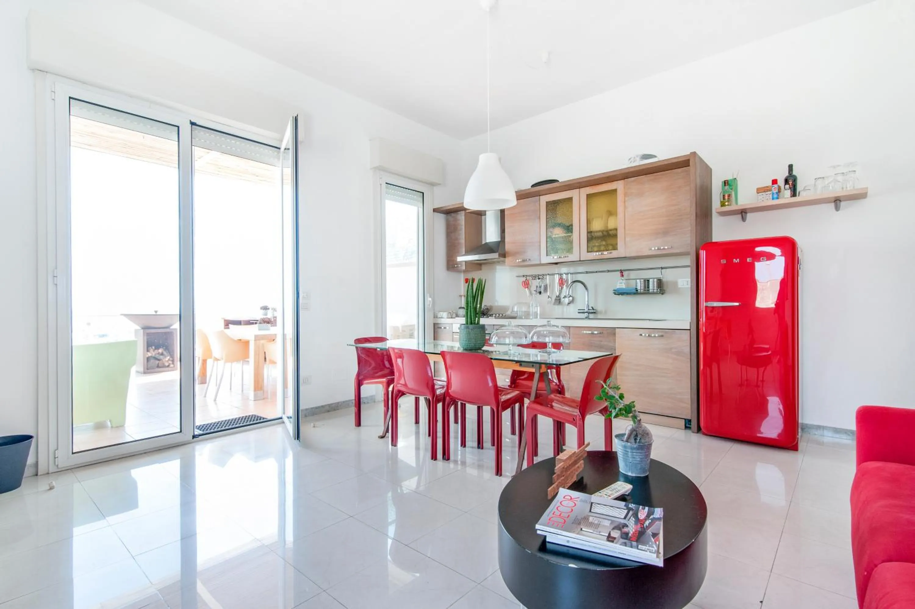 Living room in THE VIEW B&B, terrace & more