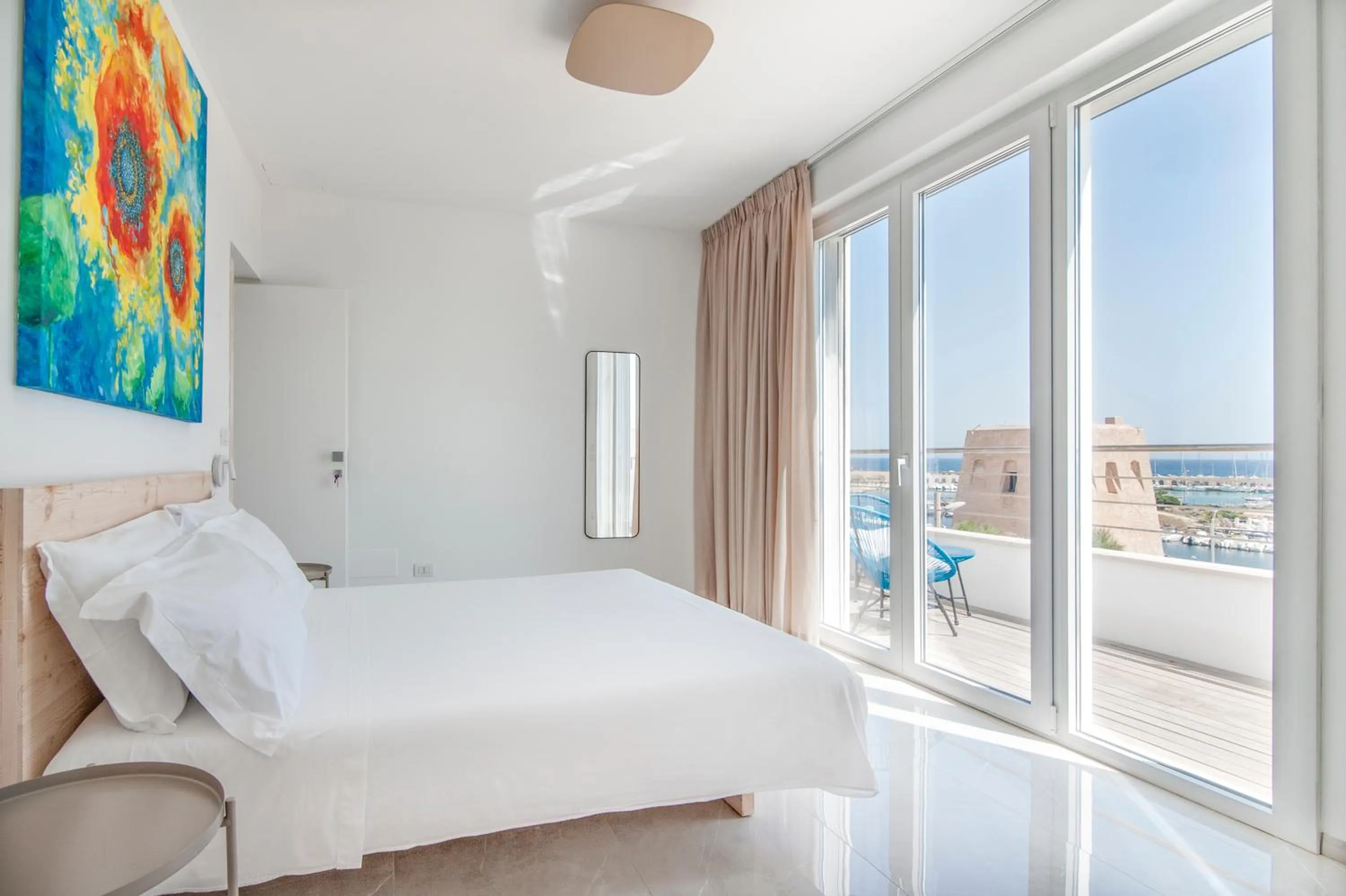 Bedroom, Bed in THE VIEW B&B, terrace & more