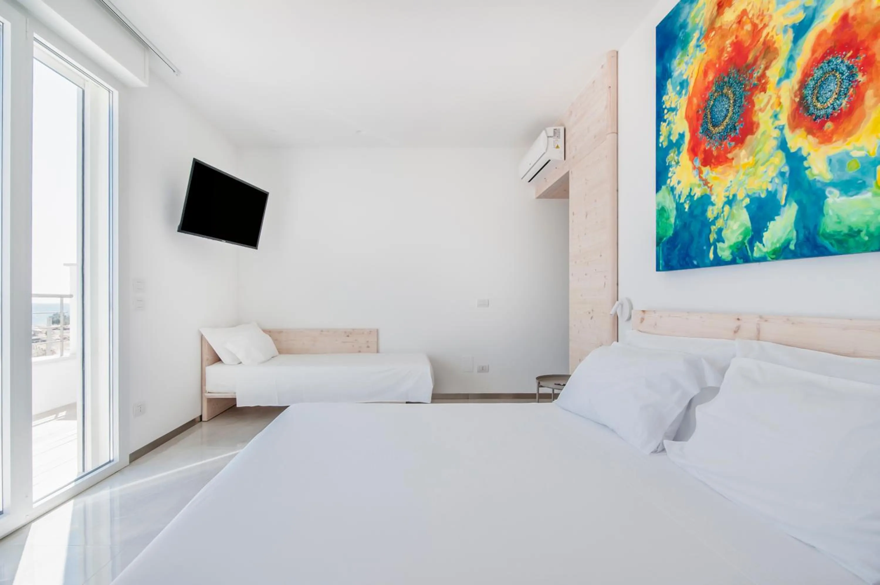 Bedroom, Bed in THE VIEW B&B, terrace & more