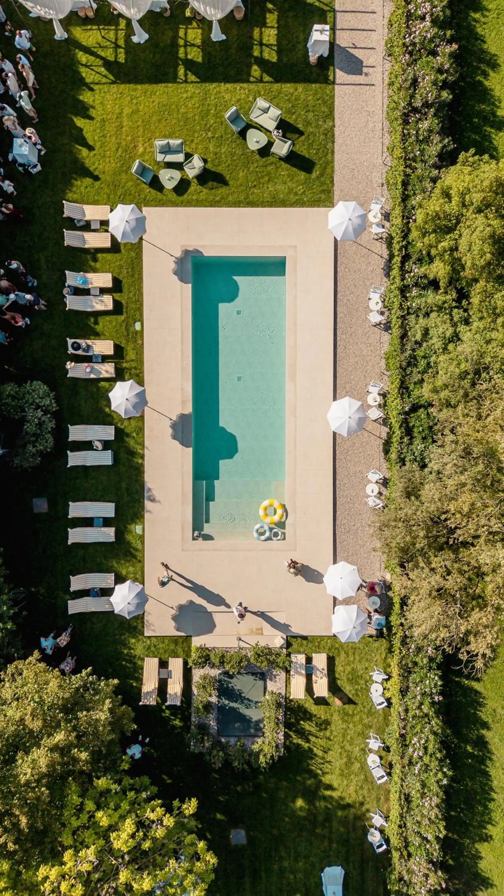 Swimming pool in Relais Villa Ormaneto