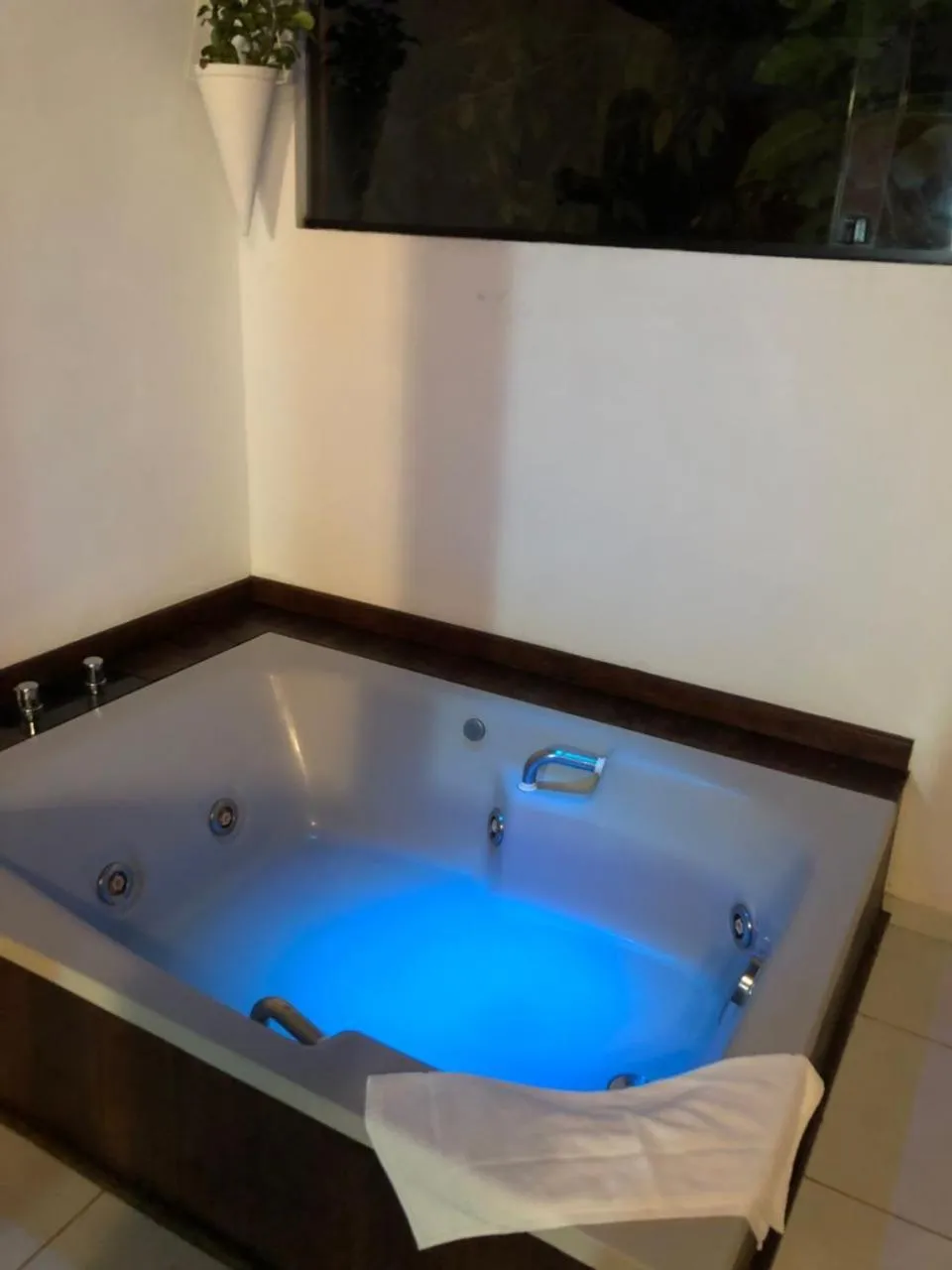 Hot Tub in Pousada Mirante do Penedo