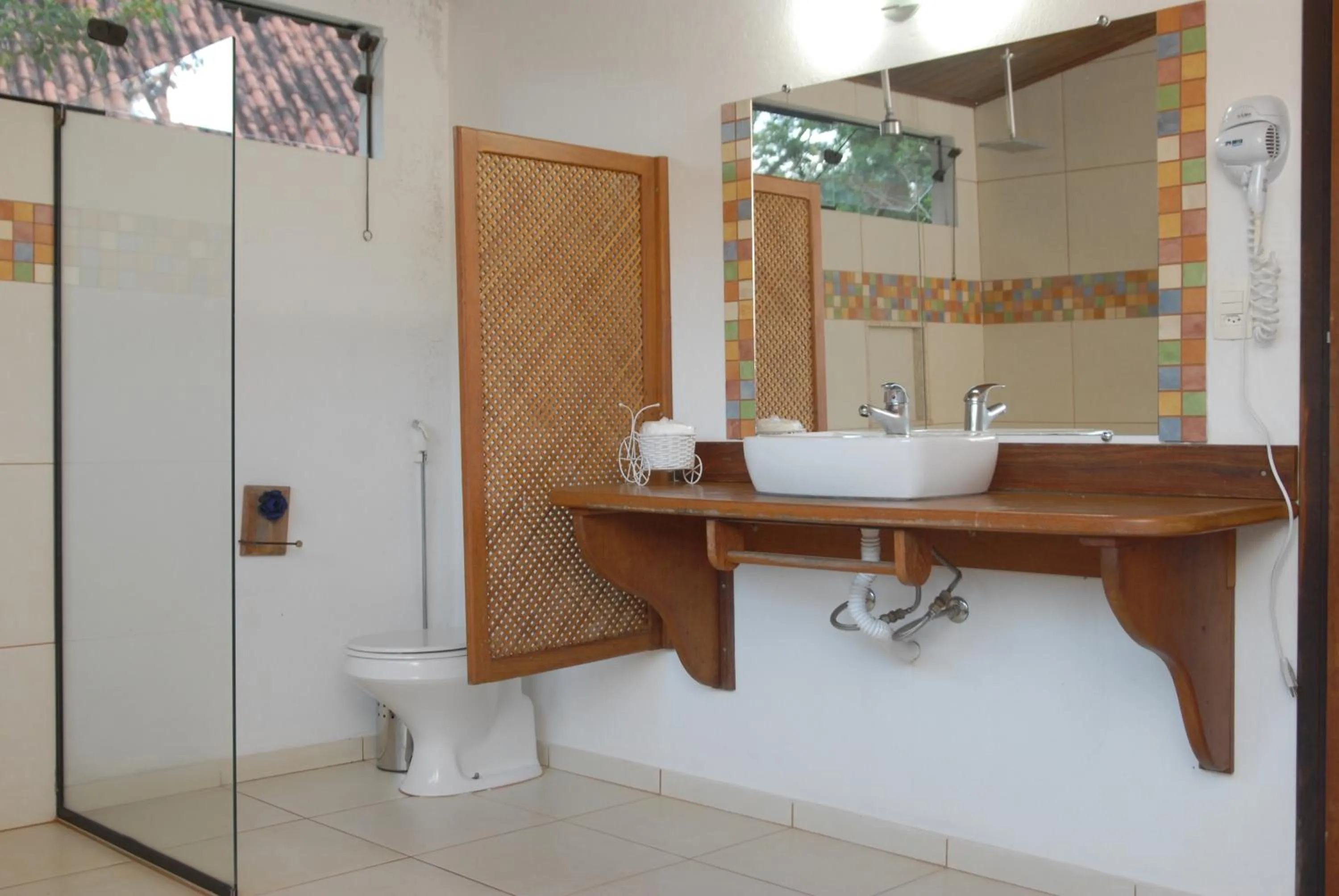 Bathroom in Pousada Mirante do Penedo