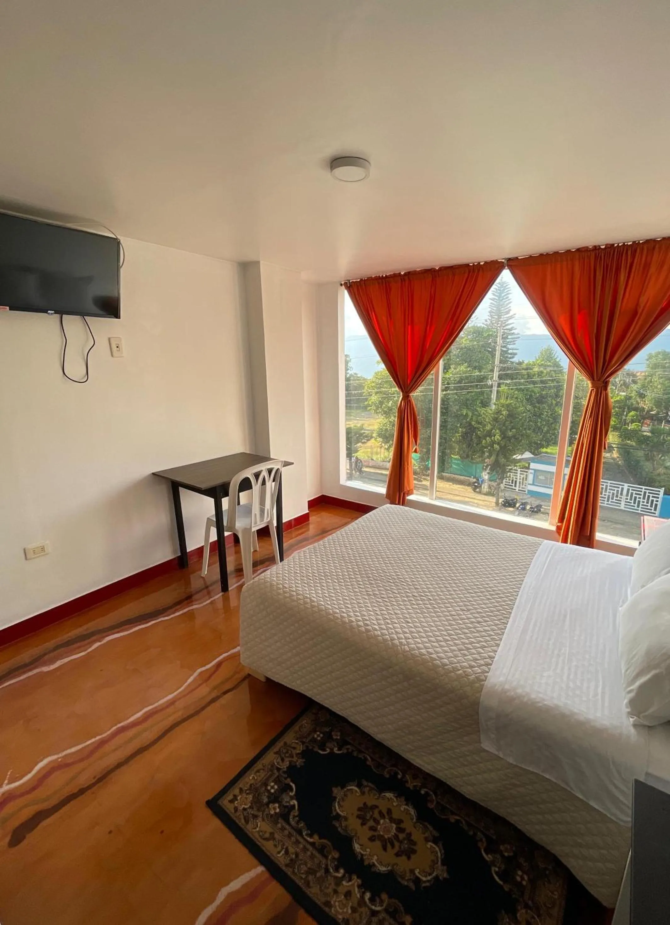 Bed in Hotel Mónaco de Fusa