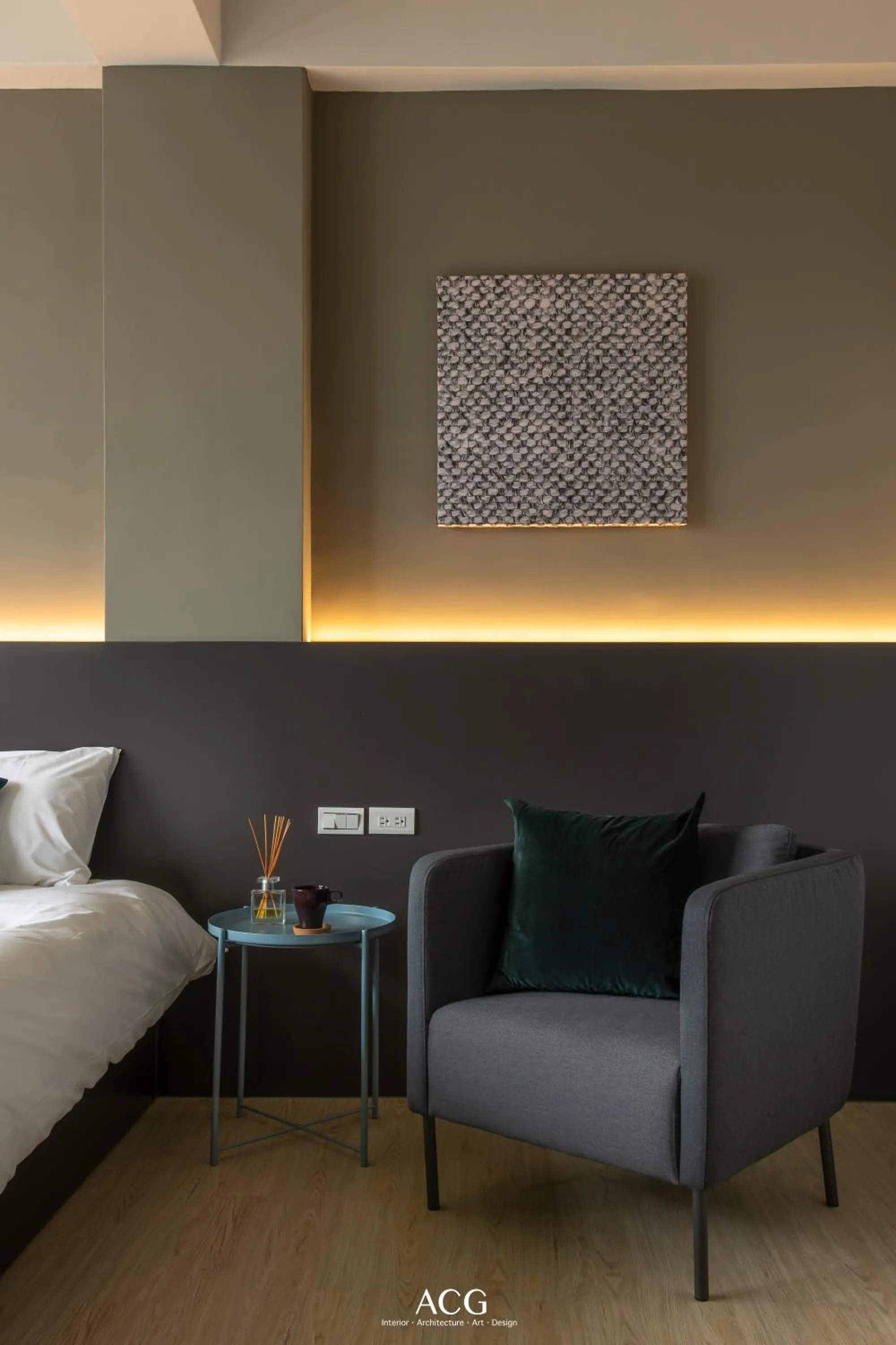 Living room, Bed in Art Zone 2