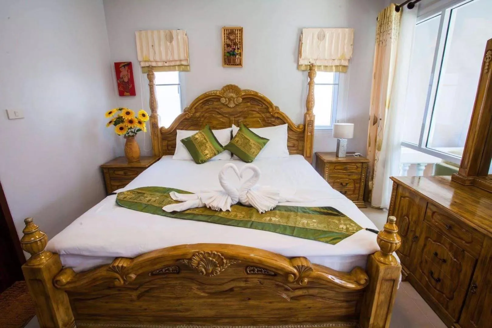 Bed in Chean-Chean House