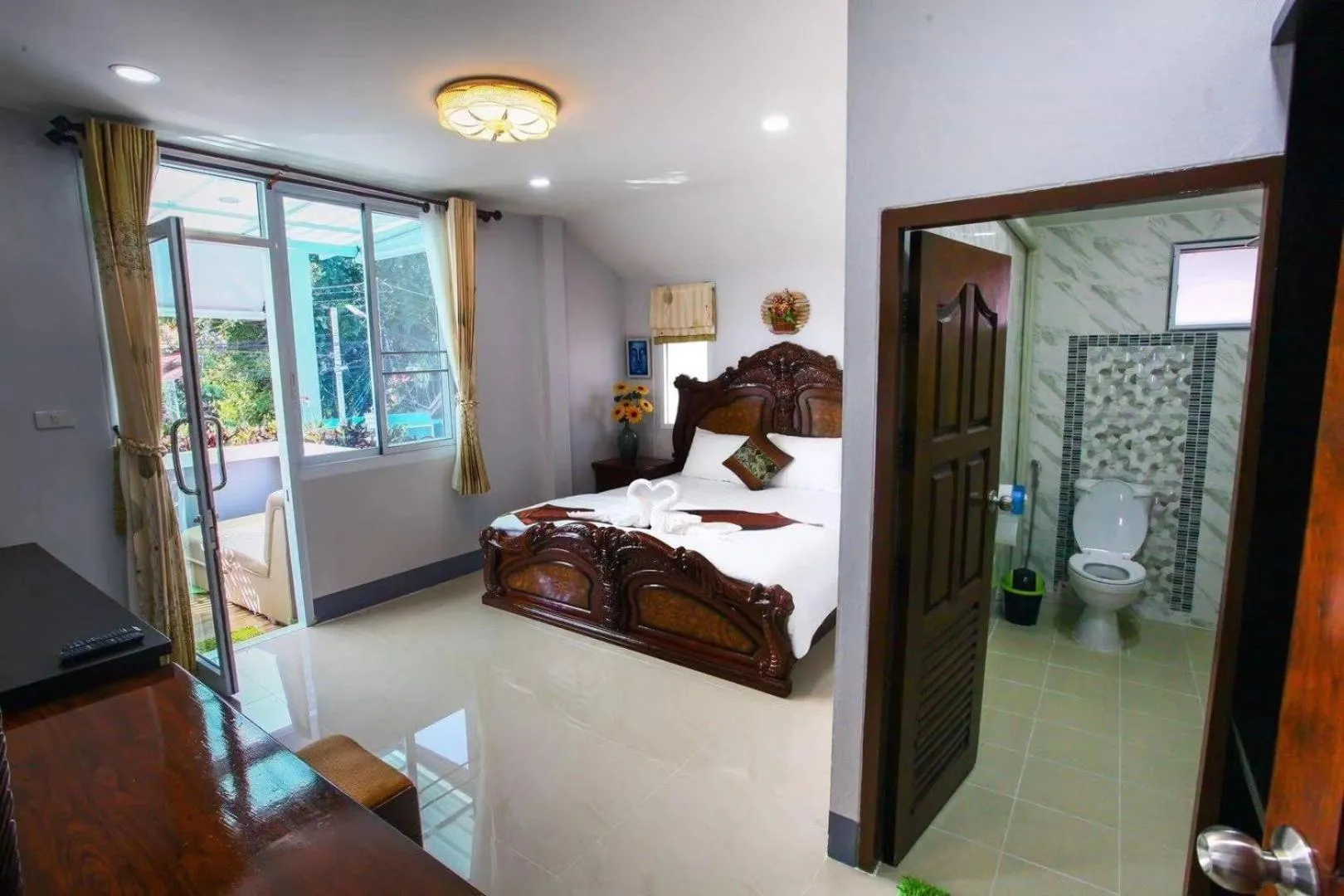 Bed in Chean-Chean House