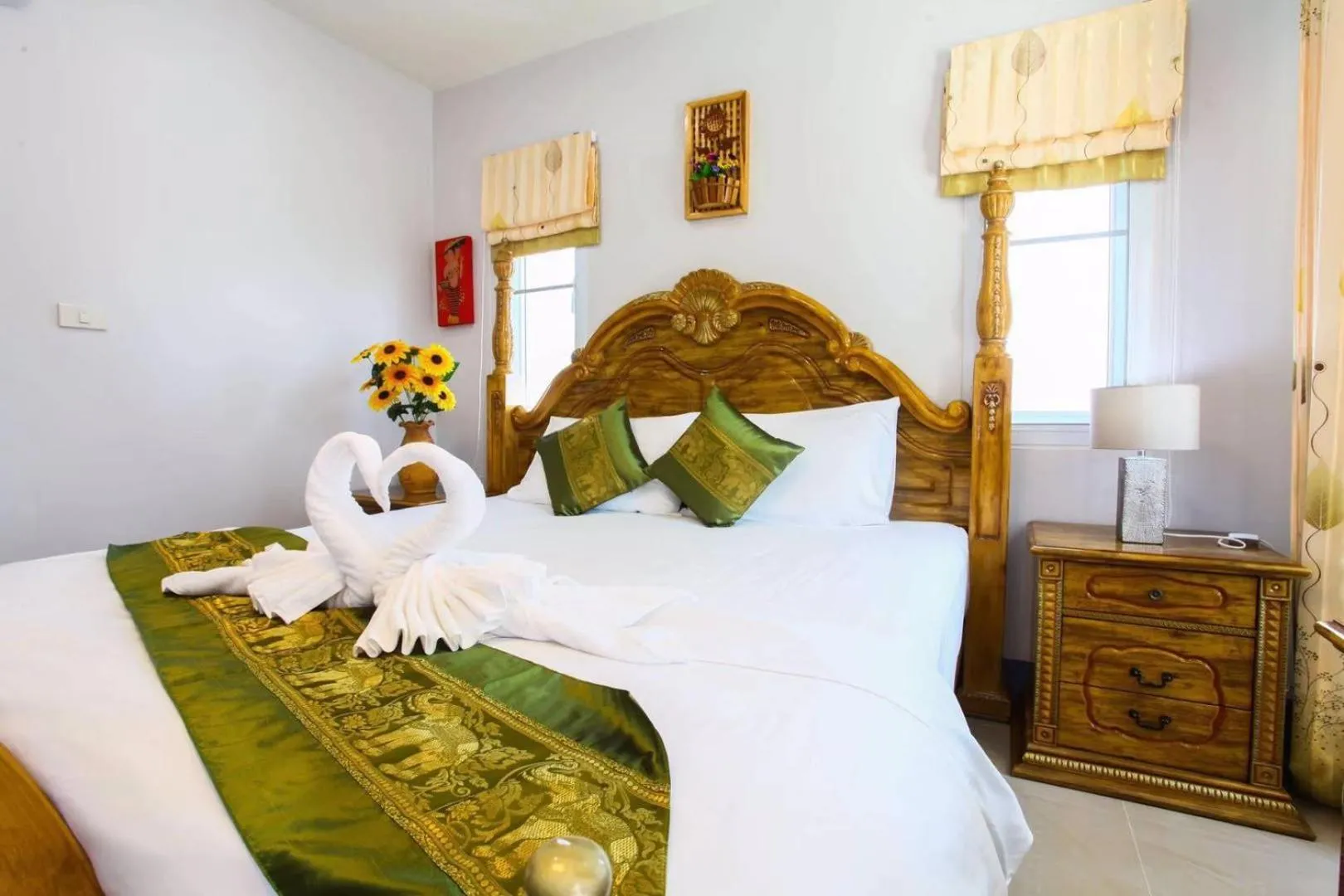 Bed in Chean-Chean House