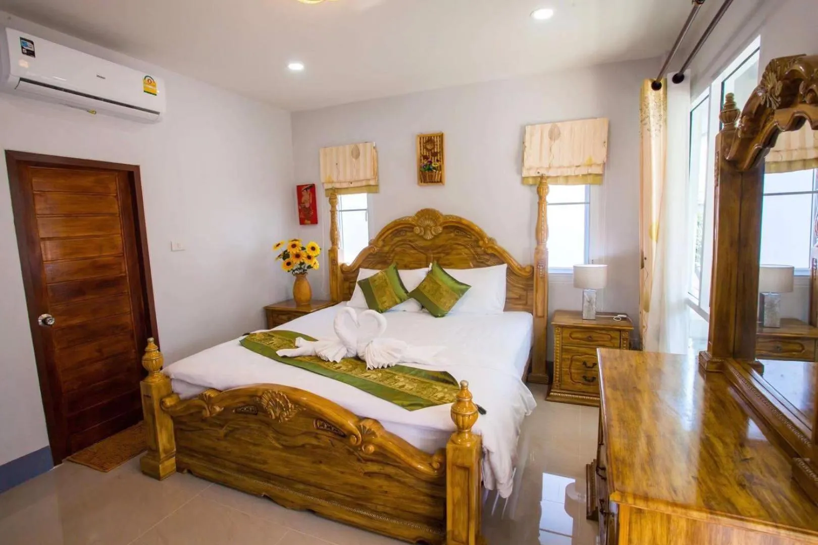 Bed in Chean-Chean House