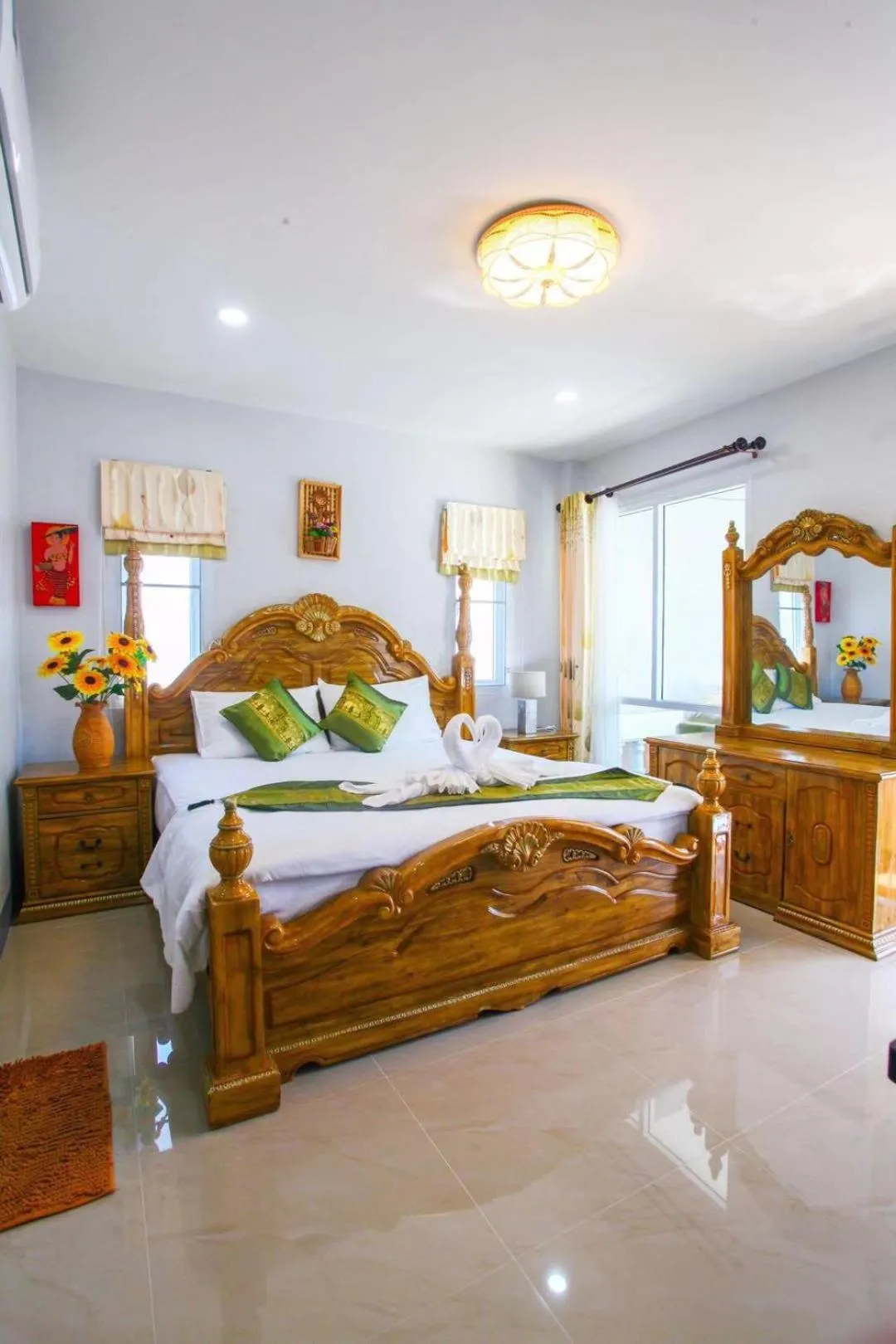 Bed in Chean-Chean House