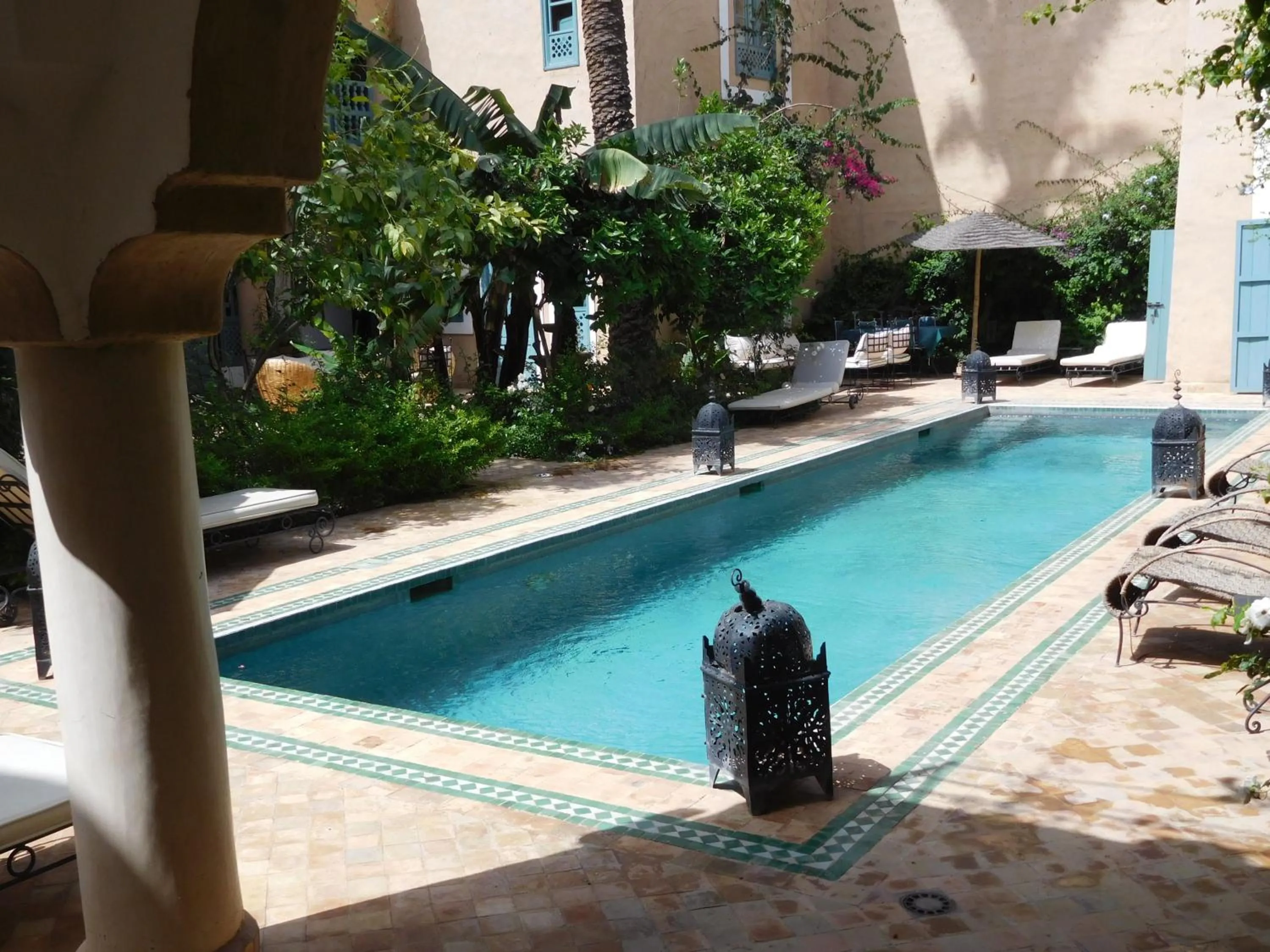 Swimming pool in Palais Oumensour