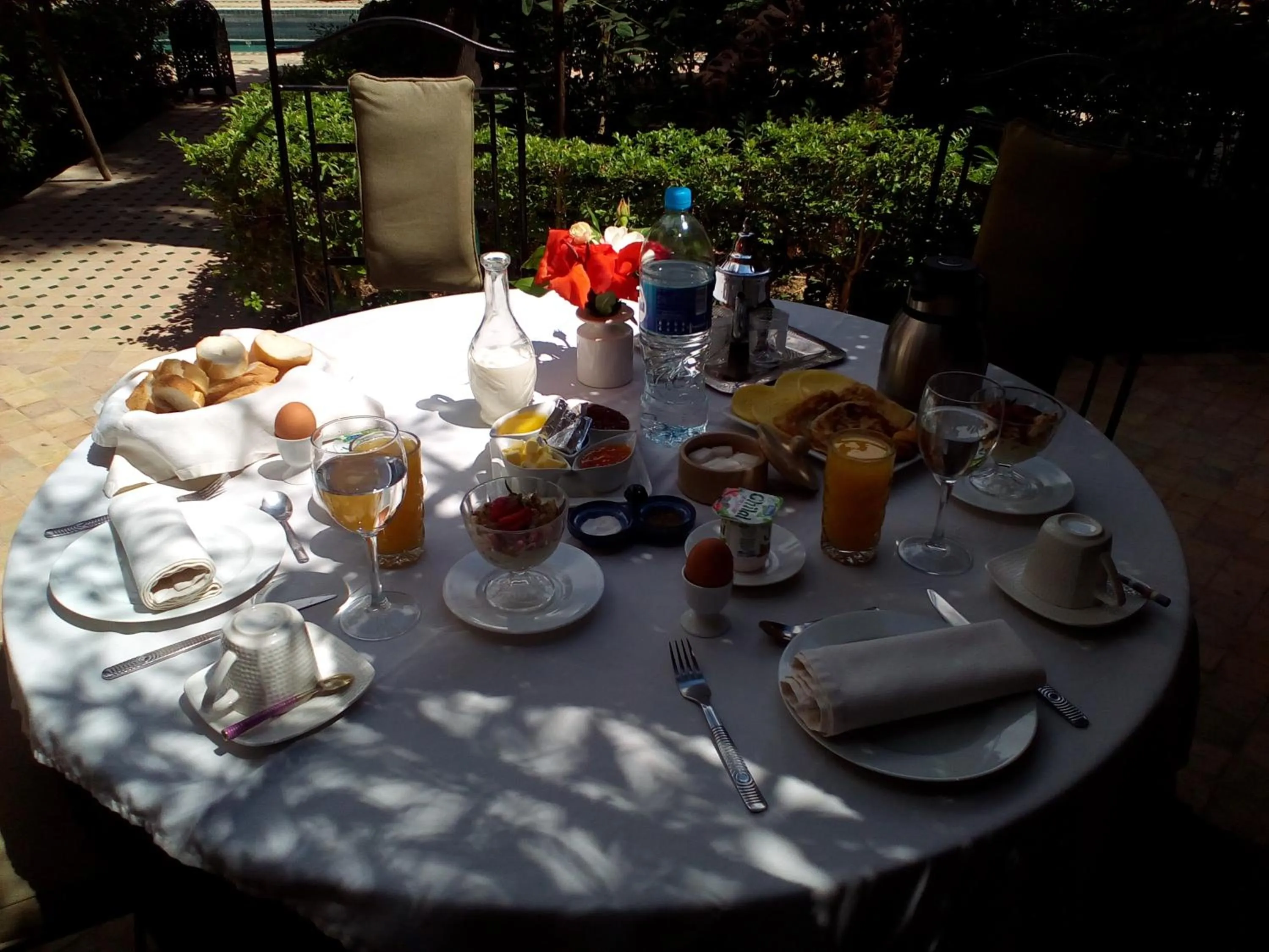 Breakfast in Palais Oumensour
