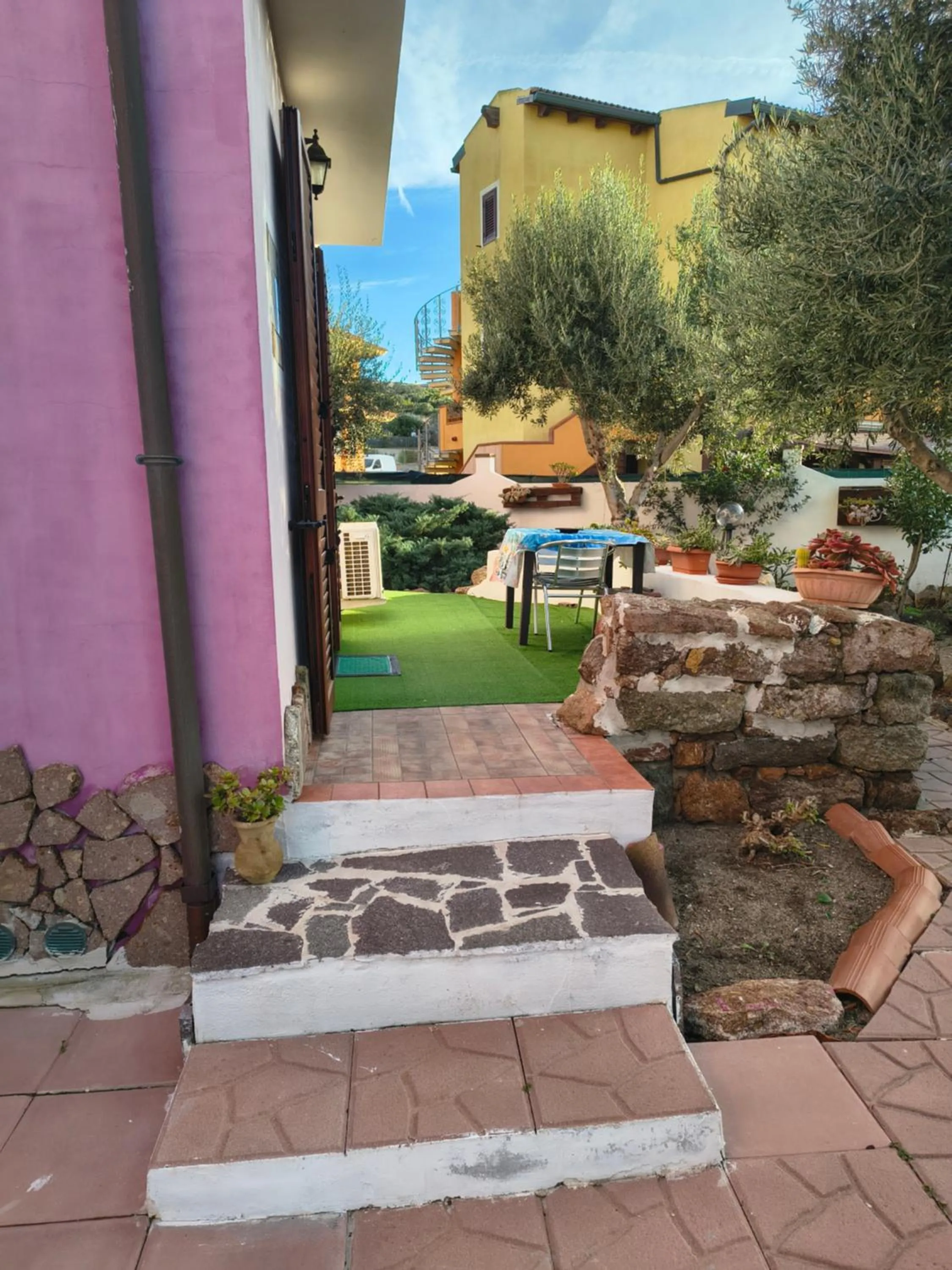 Patio in La Fortezza casa vacanze & appartament