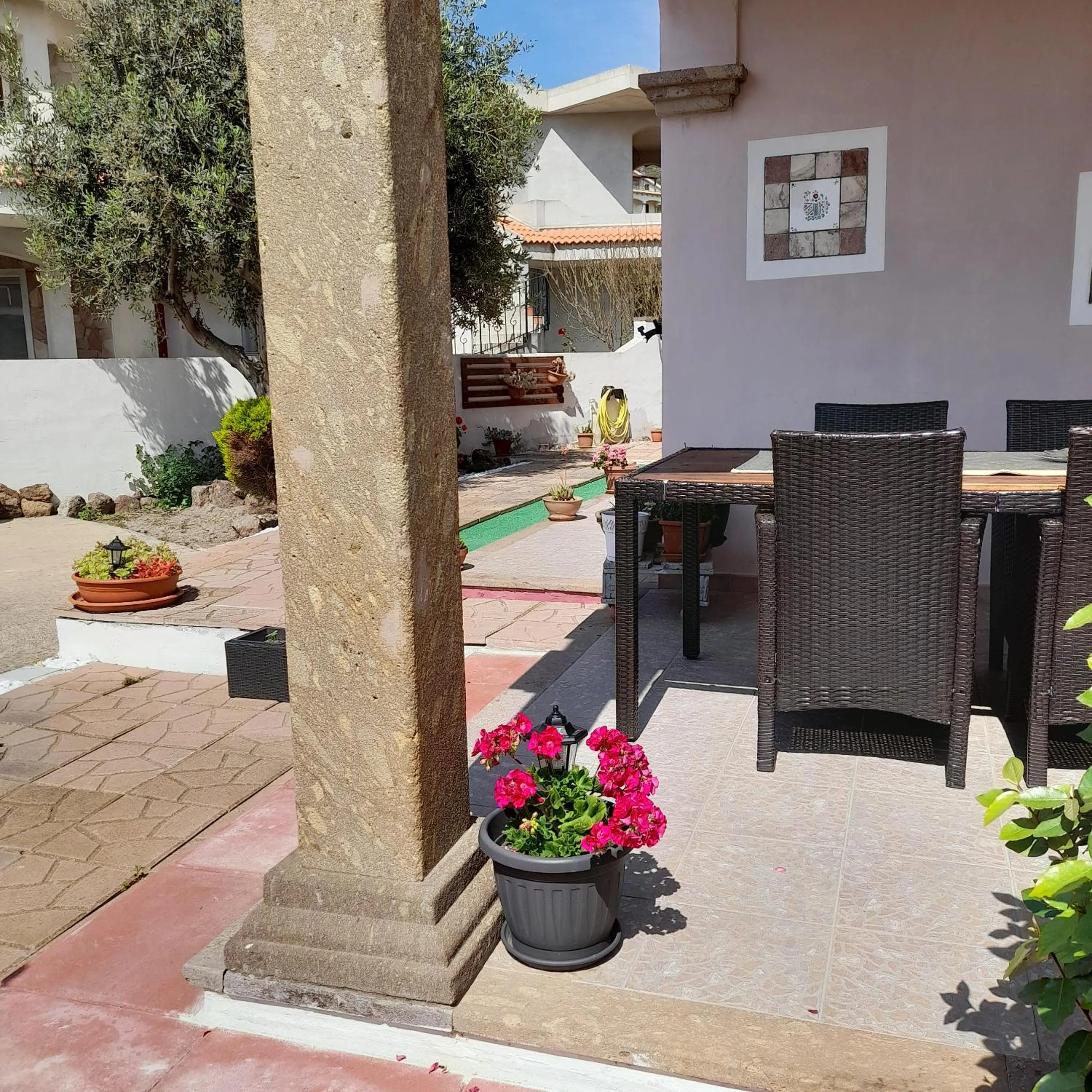 Patio in La Fortezza casa vacanze & appartament