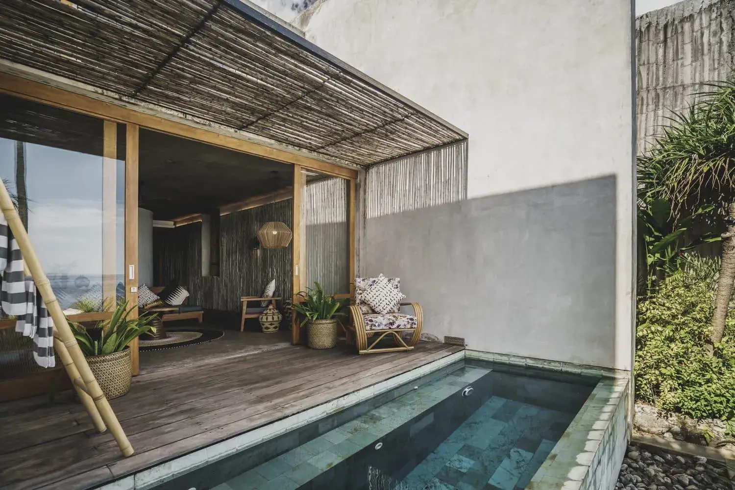 Pool view in The Tiing Tejakula Villas Pool view in The Tiing Tejakula Villas