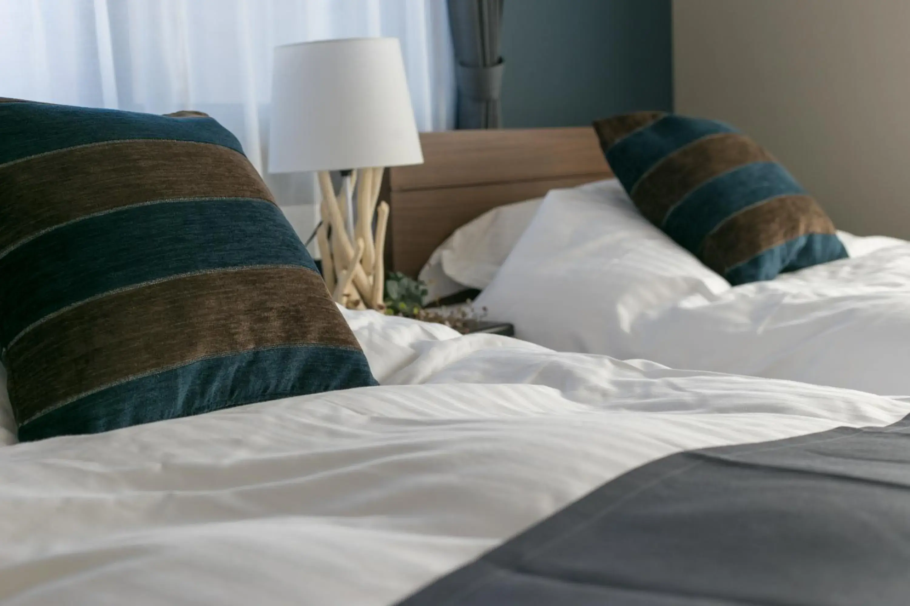 Bed in villa yawaragi Bed in villa yawaragi