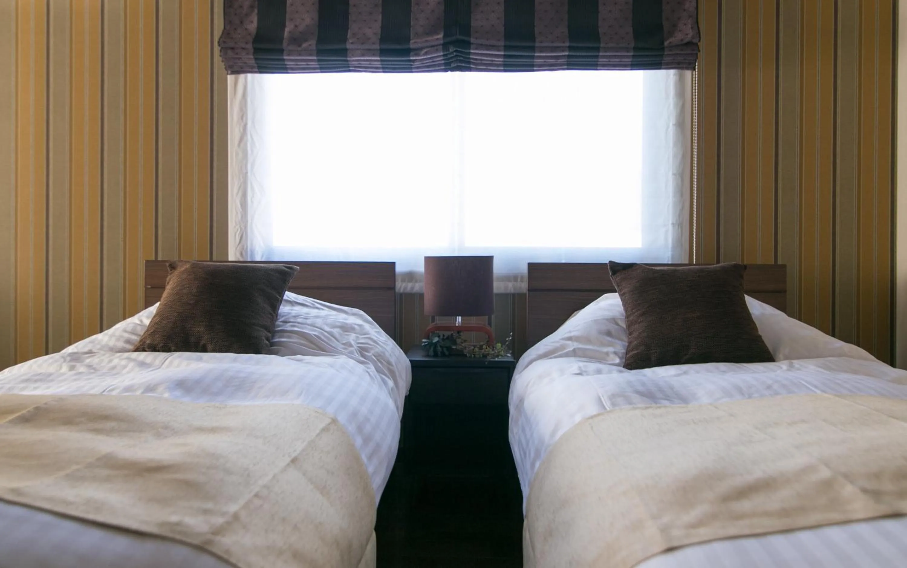 Bed in villa yawaragi