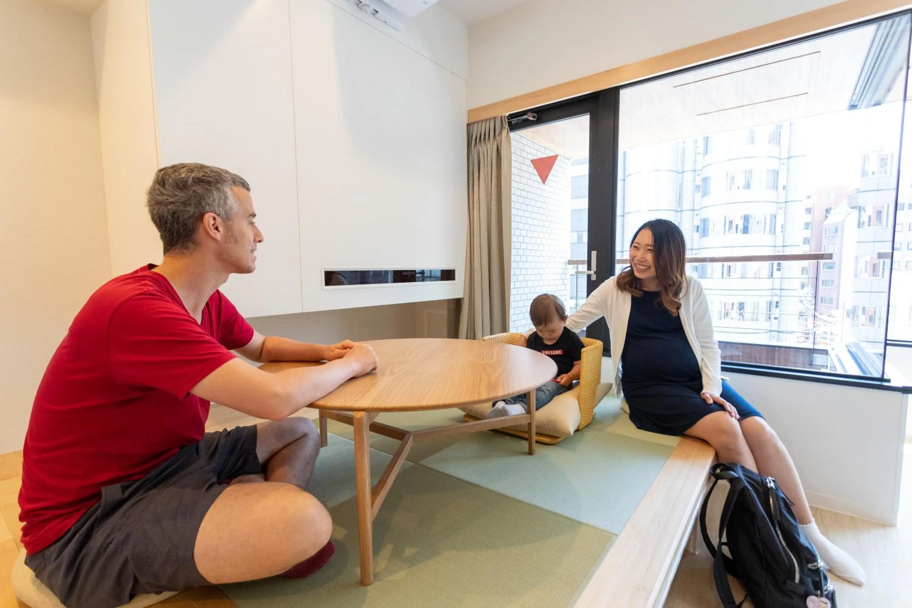 Living room in Sakura Cross Hotel Akihabara