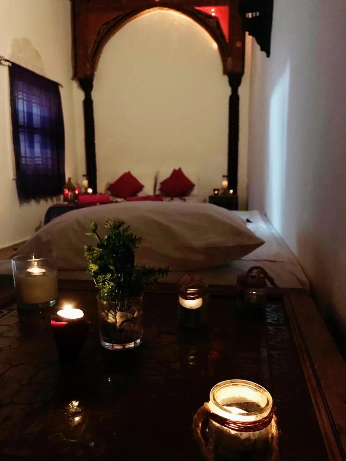 Decorative detail, Bed in Dar Naima