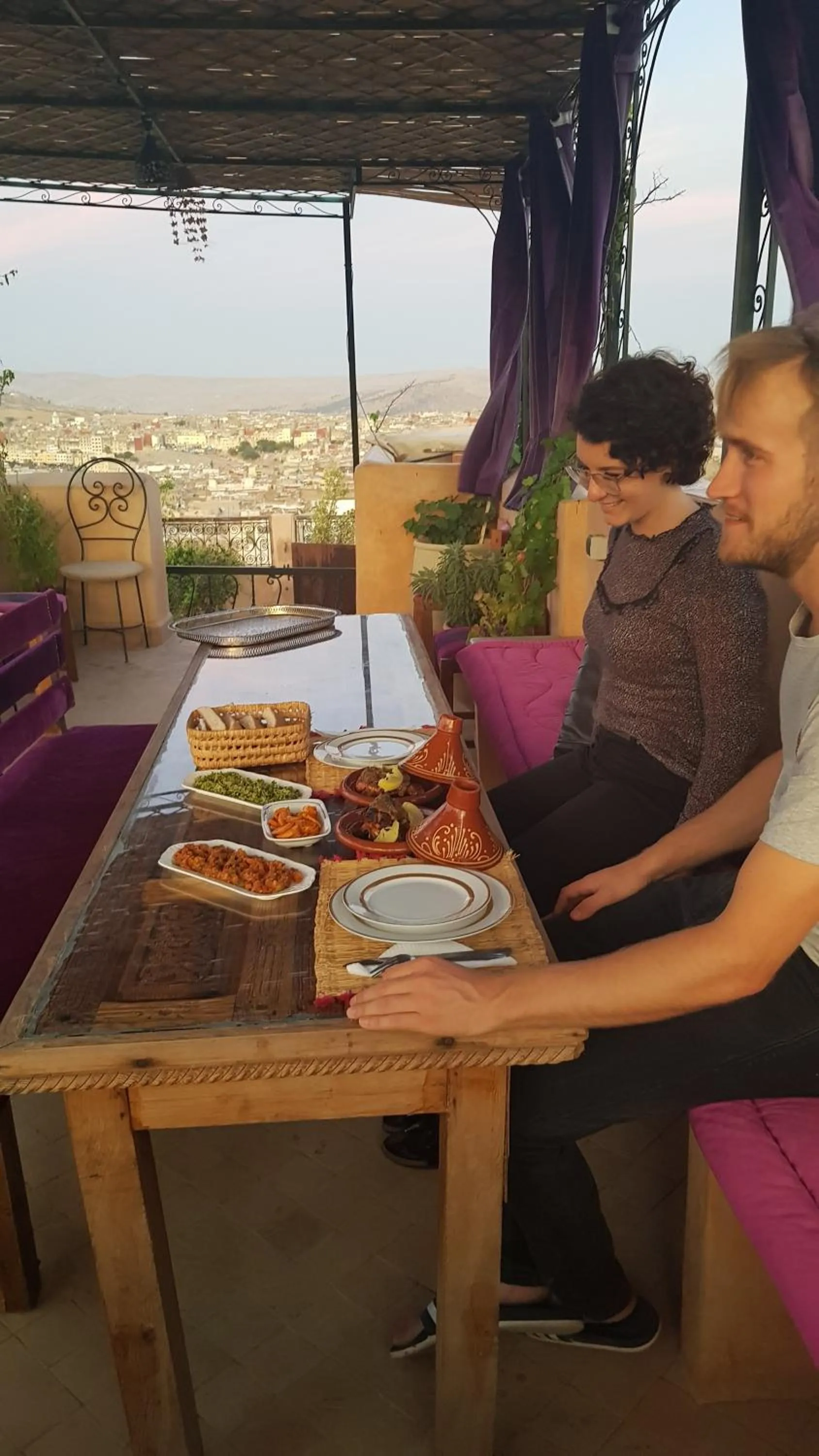 Dining area in Dar Naima