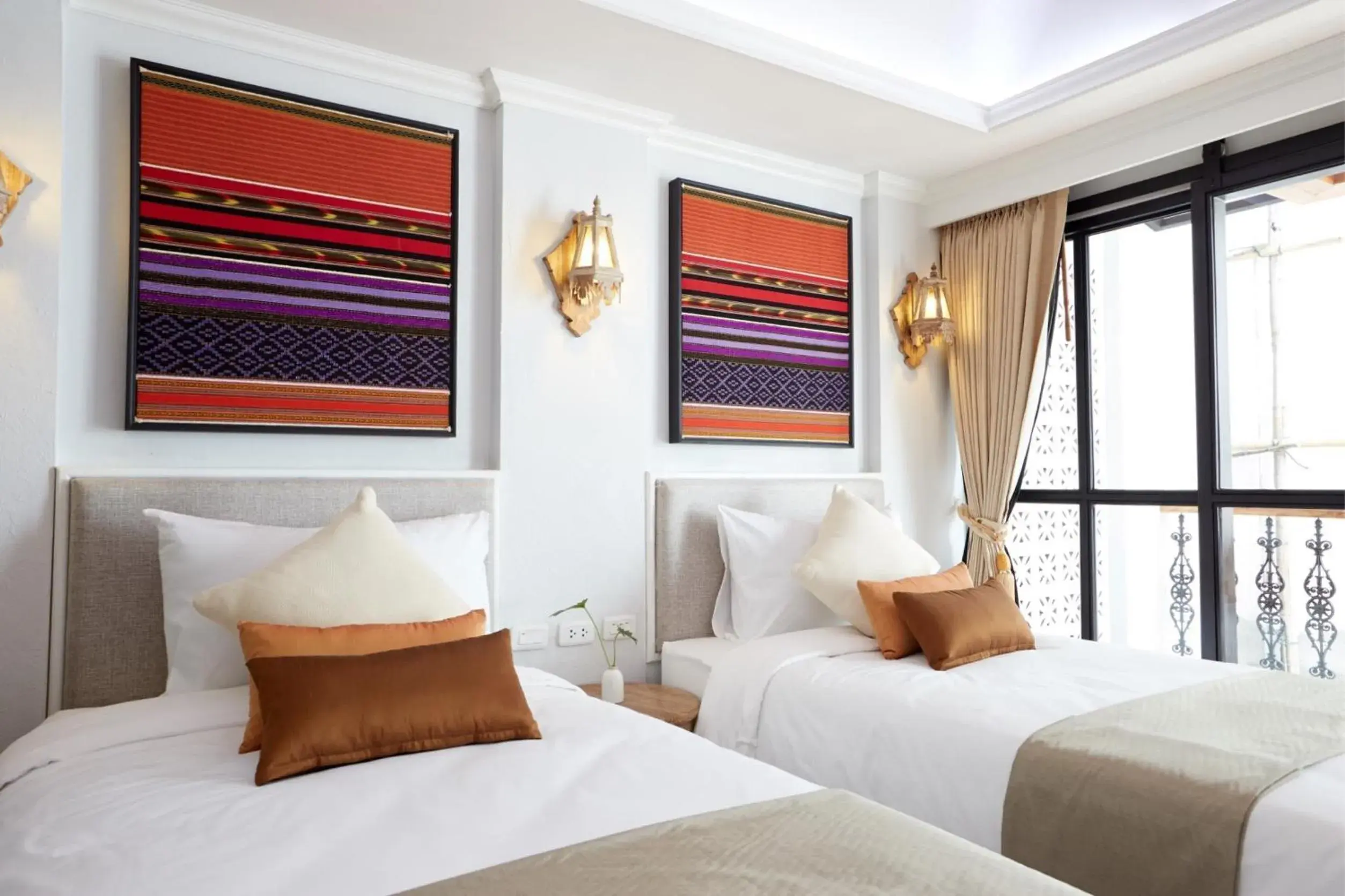 Bed in Lanna Oriental Hotel Bed in Lanna Oriental Hotel