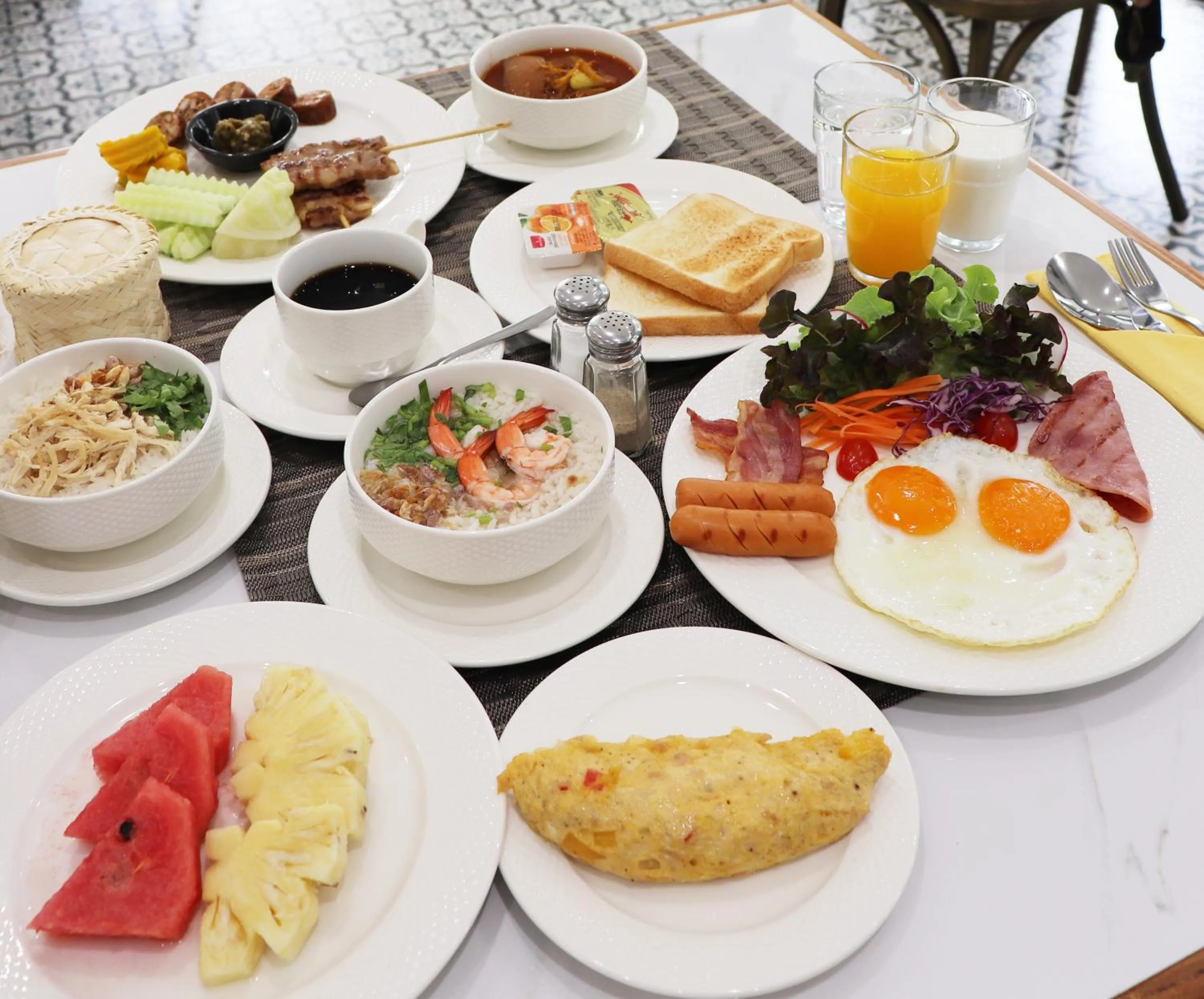 Breakfast in Lanna Oriental Hotel