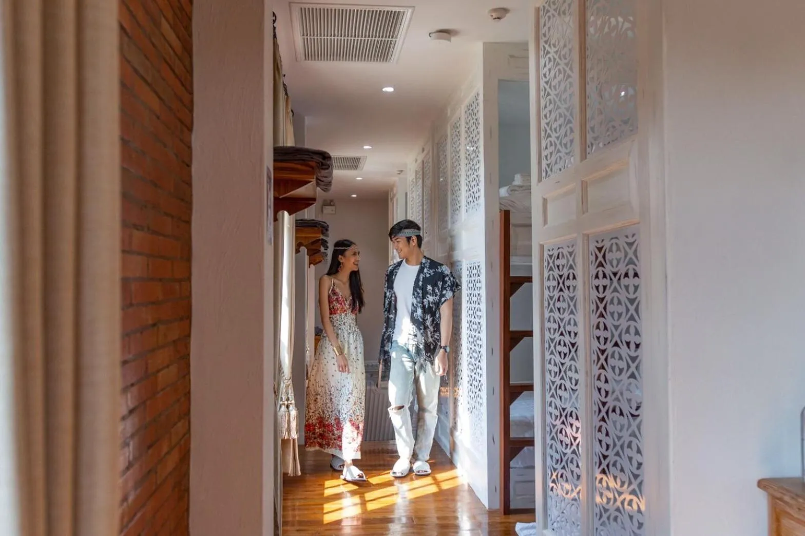 Bed in Lanna Oriental Hotel