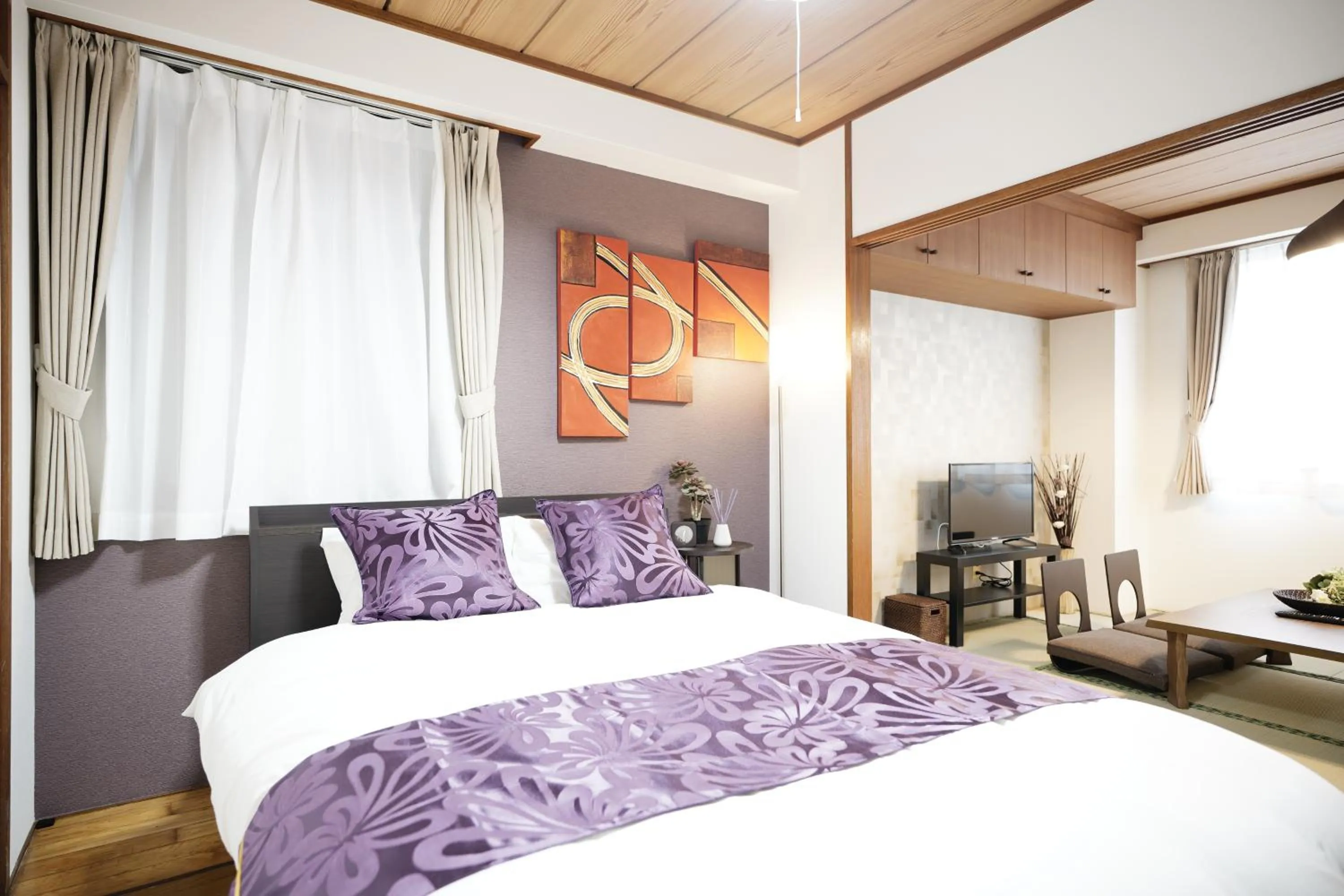 Bedroom, Bed in Naha Southerlies Condominium Kumoji