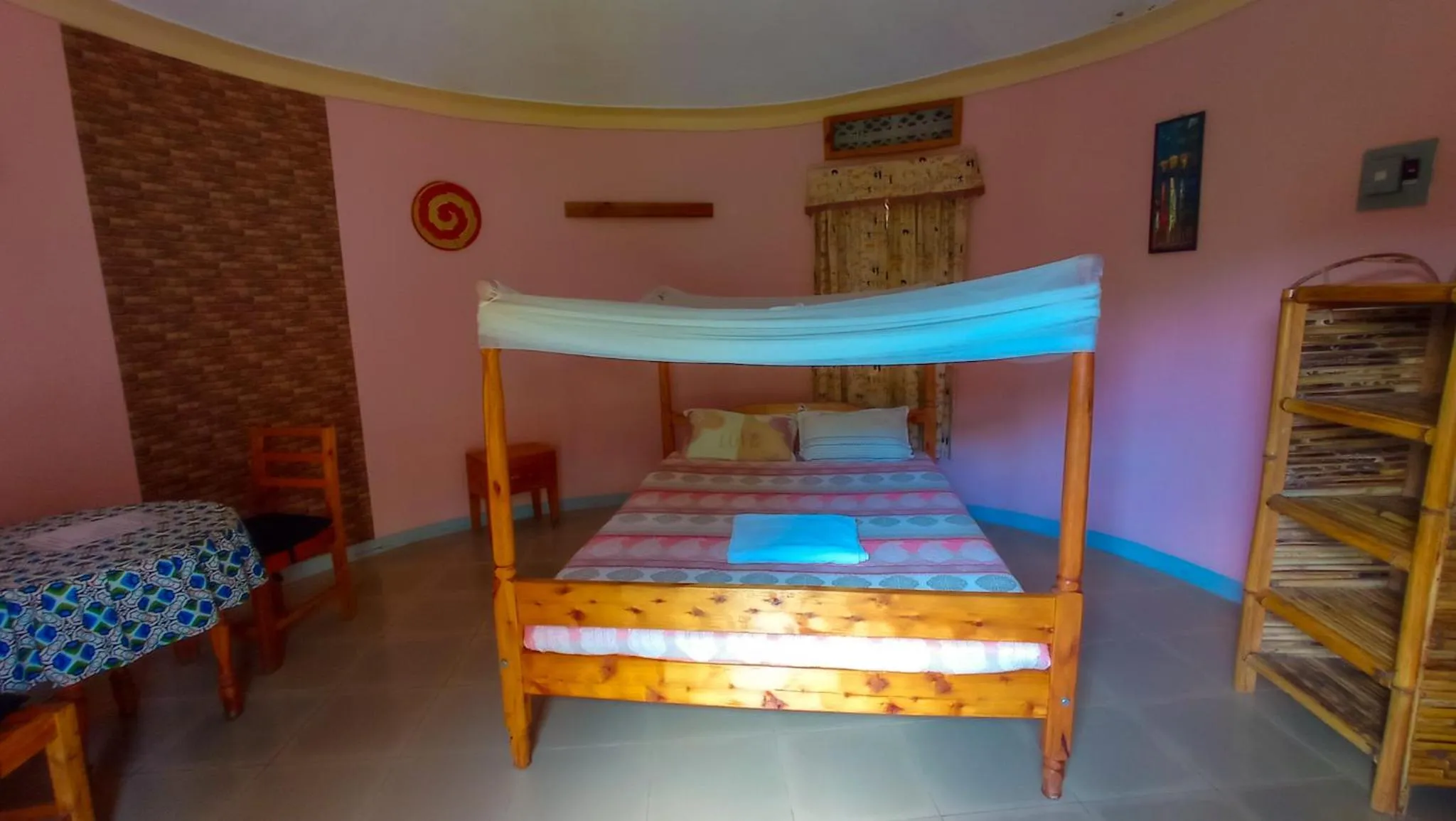 Bed in Crater Bay Cottages
