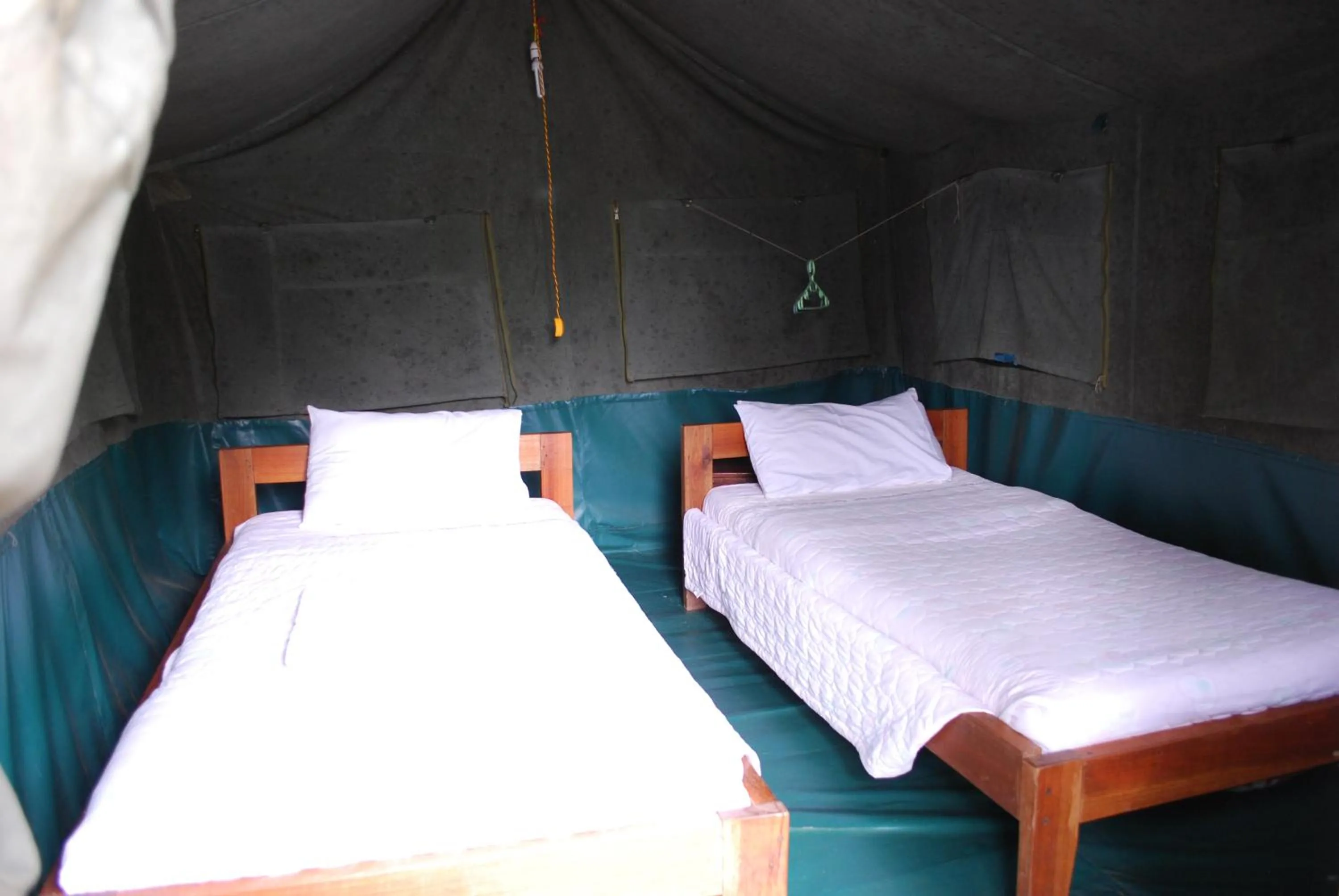 Bed in Crater Bay Cottages