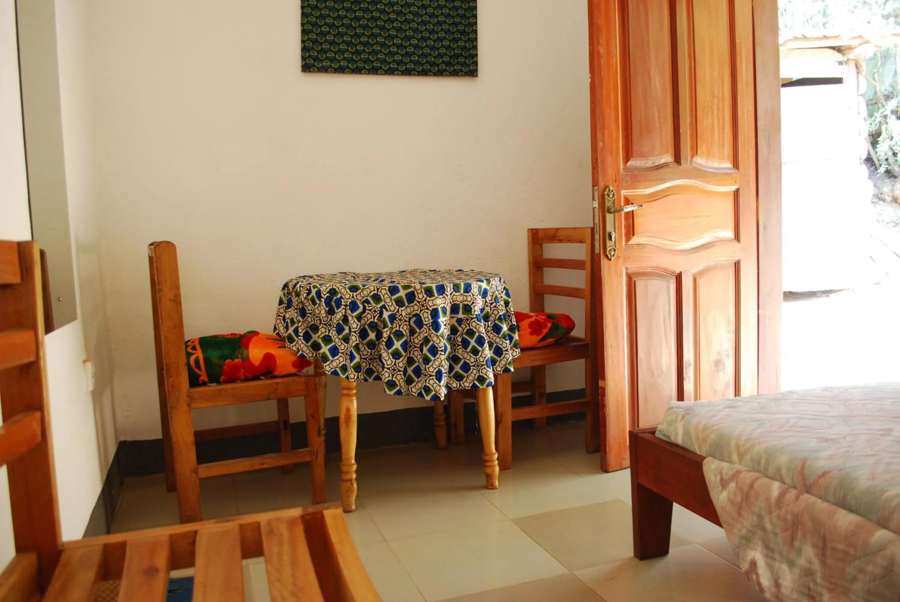Bed in Crater Bay Cottages