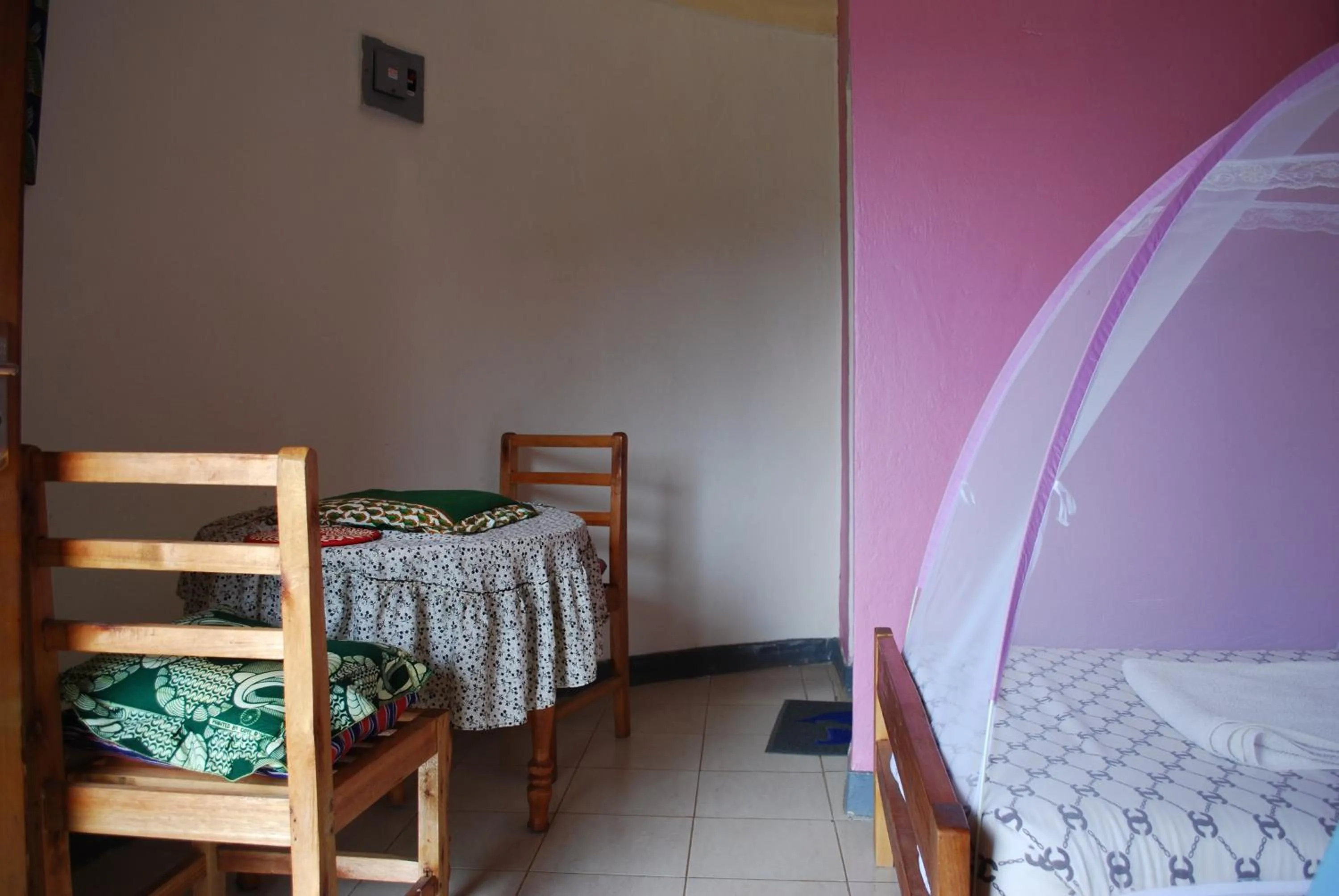 Bed in Crater Bay Cottages