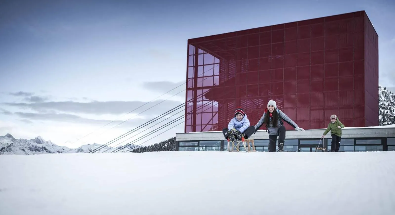 Winter in Guesthouse Pension Grafenstein