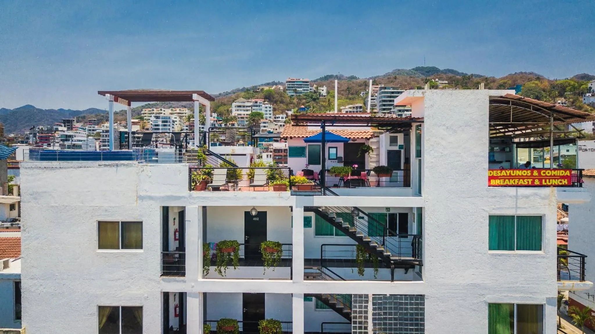Property building in Hotel Suites Nadia Puerto Vallarta