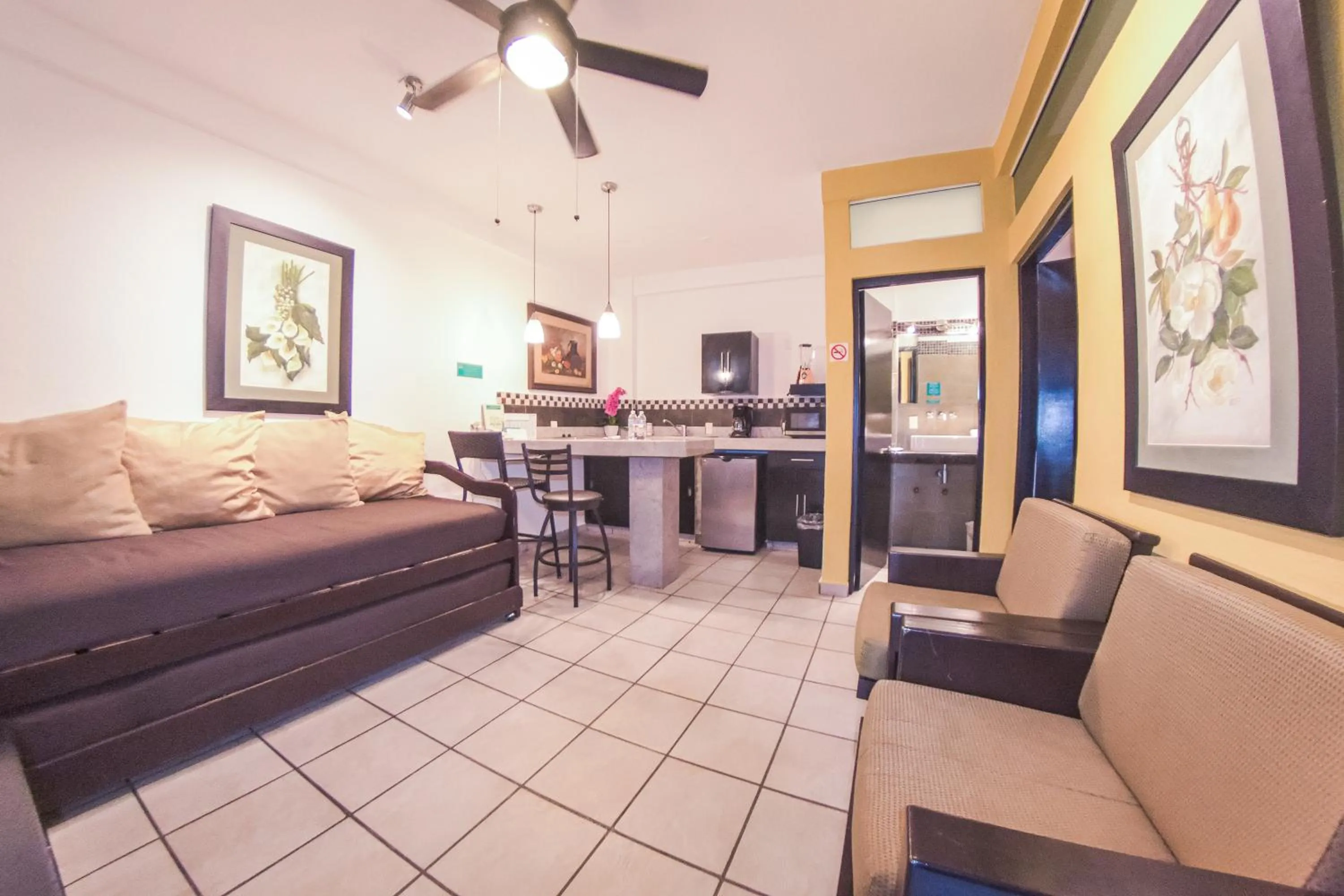 Living room in Hotel Suites Nadia Puerto Vallarta