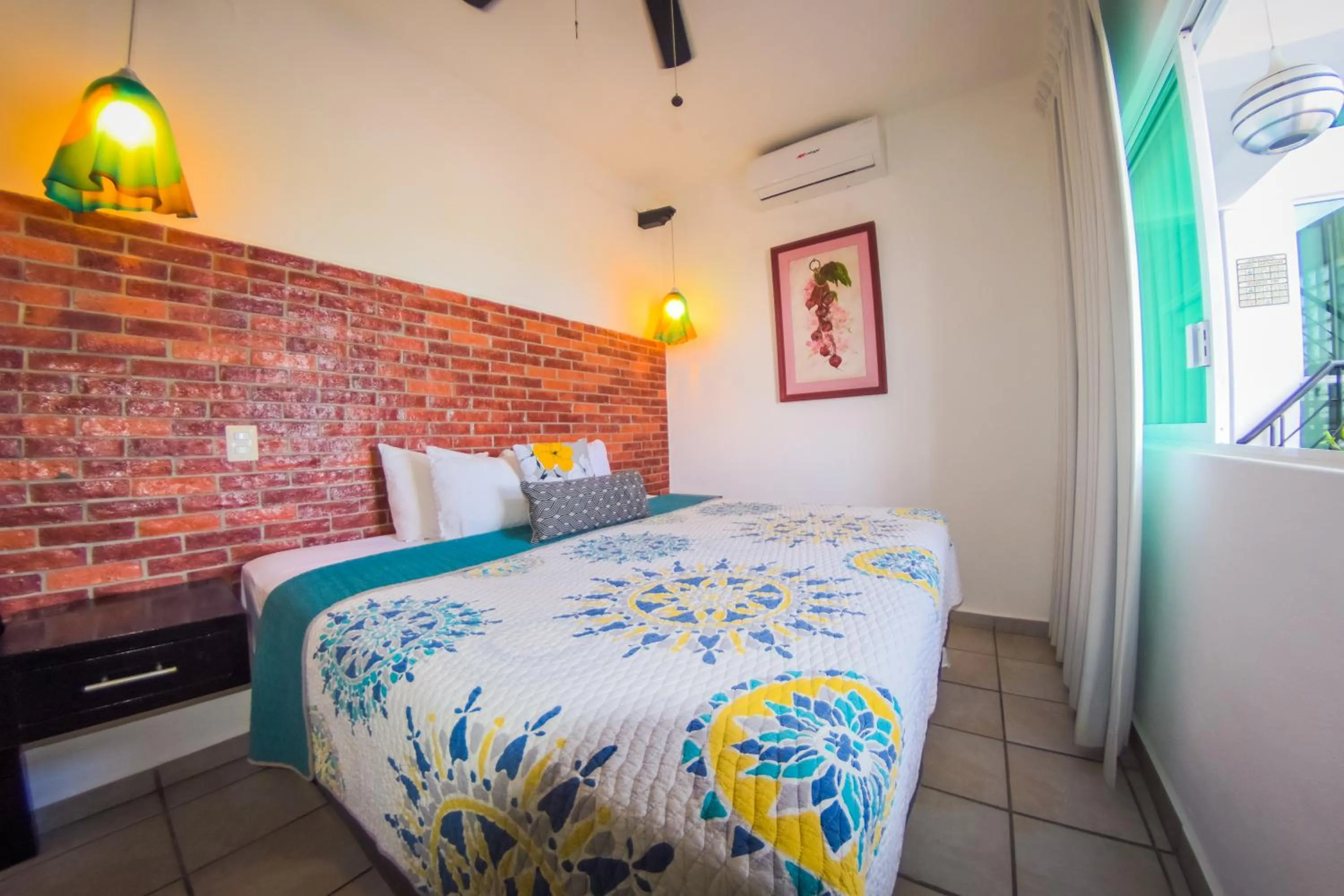 Bed in Hotel Suites Nadia Puerto Vallarta