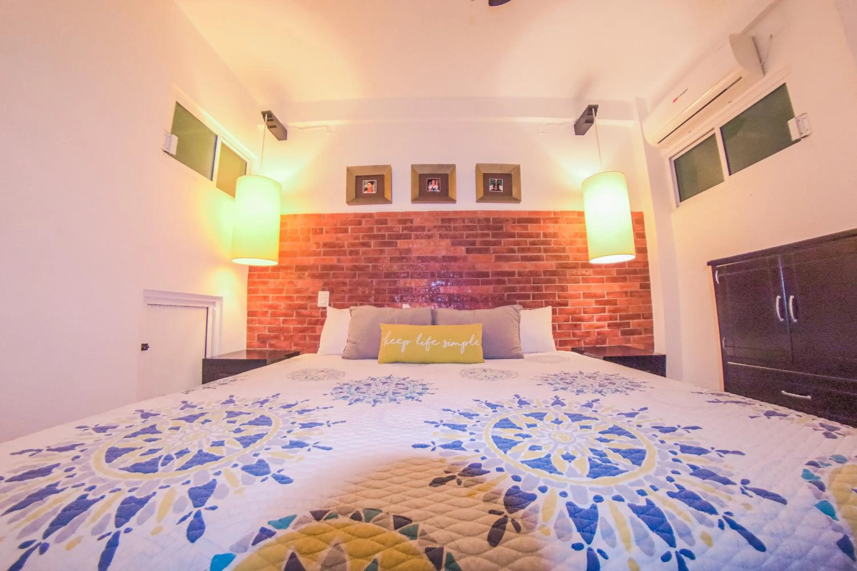 Bed in Hotel Suites Nadia Puerto Vallarta