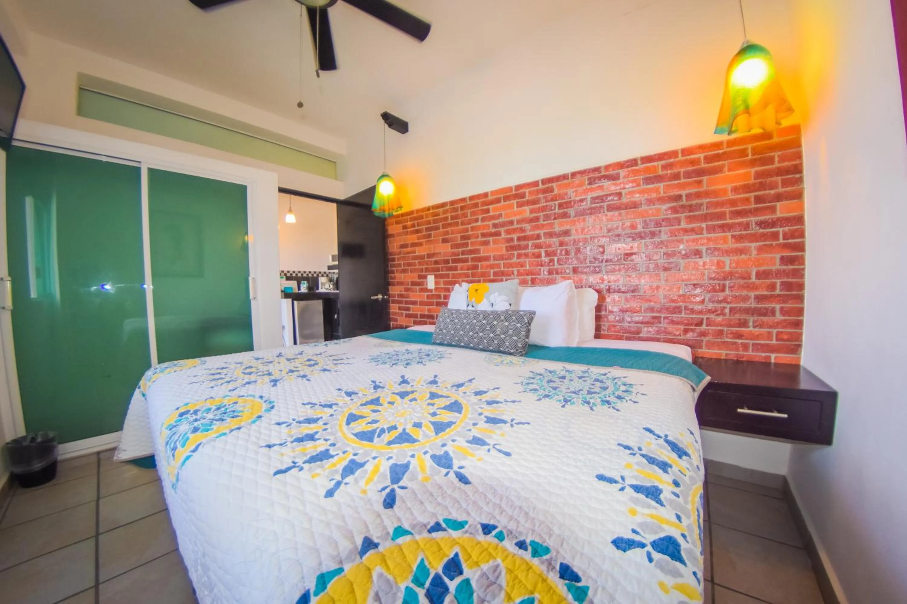 Bed in Hotel Suites Nadia Puerto Vallarta