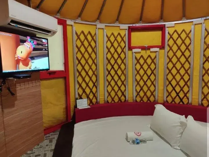 Bed in Rick Resort Teluk Intan Bed in Rick Resort Teluk Intan